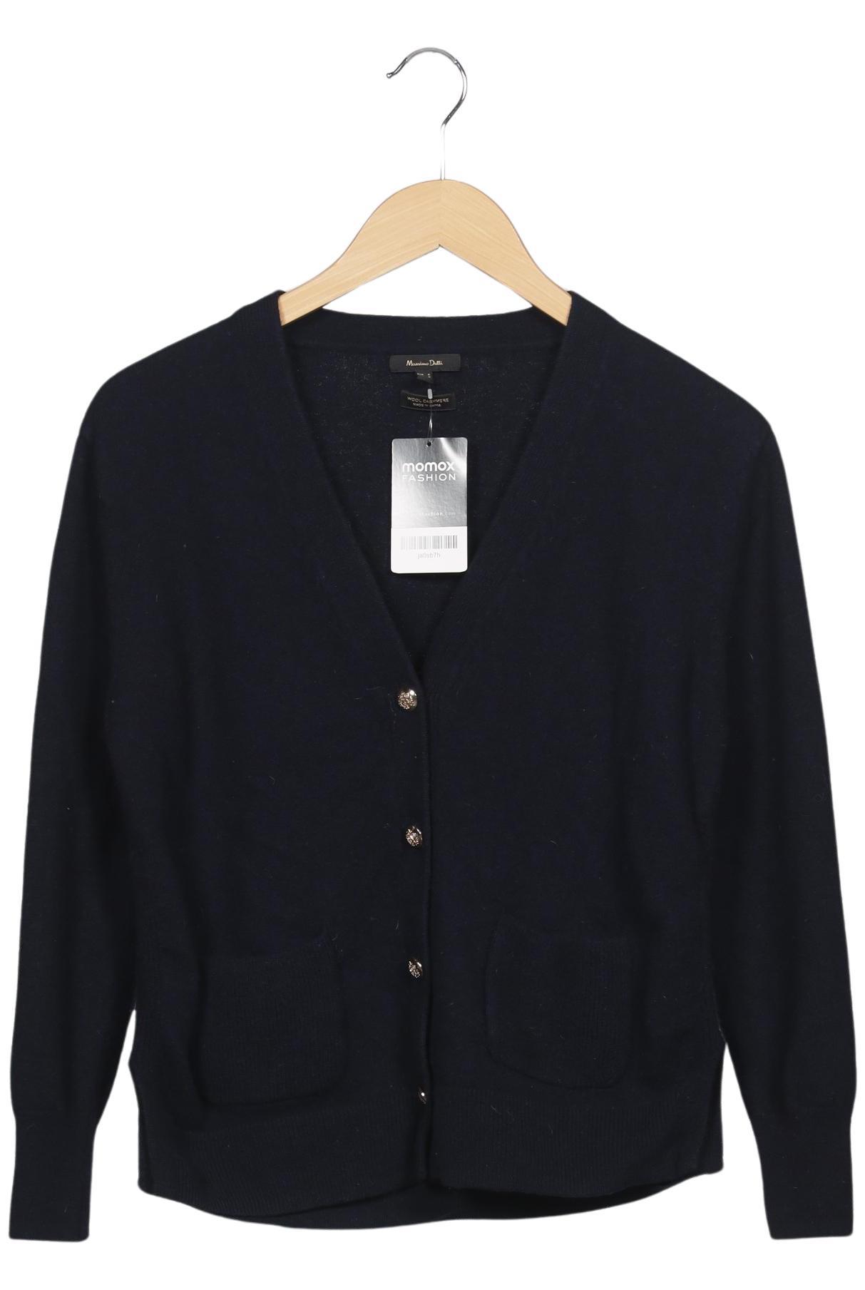 

Massimo Dutti Damen Strickjacke, marineblau, Gr. 36