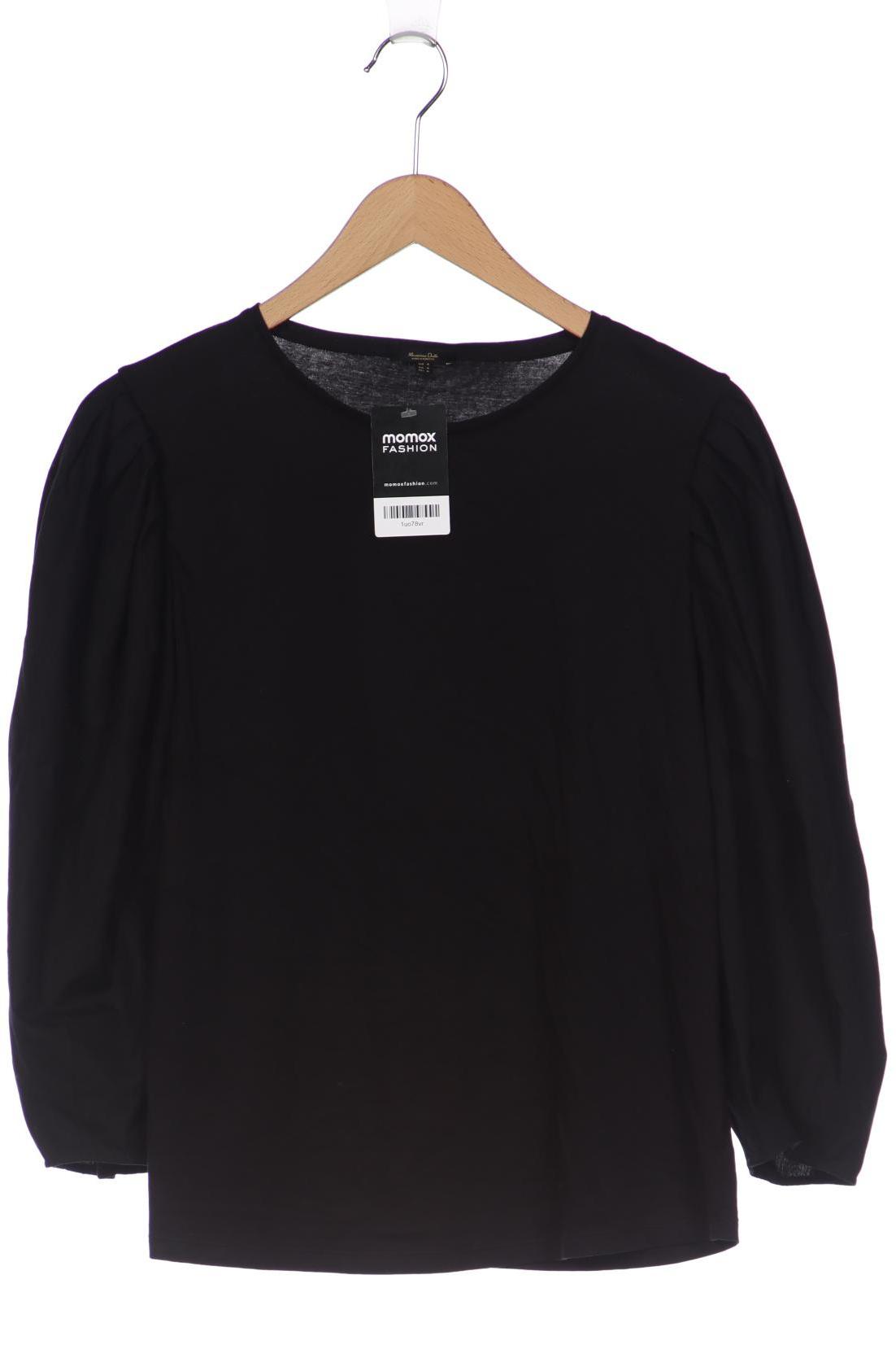 

Massimo Dutti Damen Langarmshirt, schwarz, Gr. 38