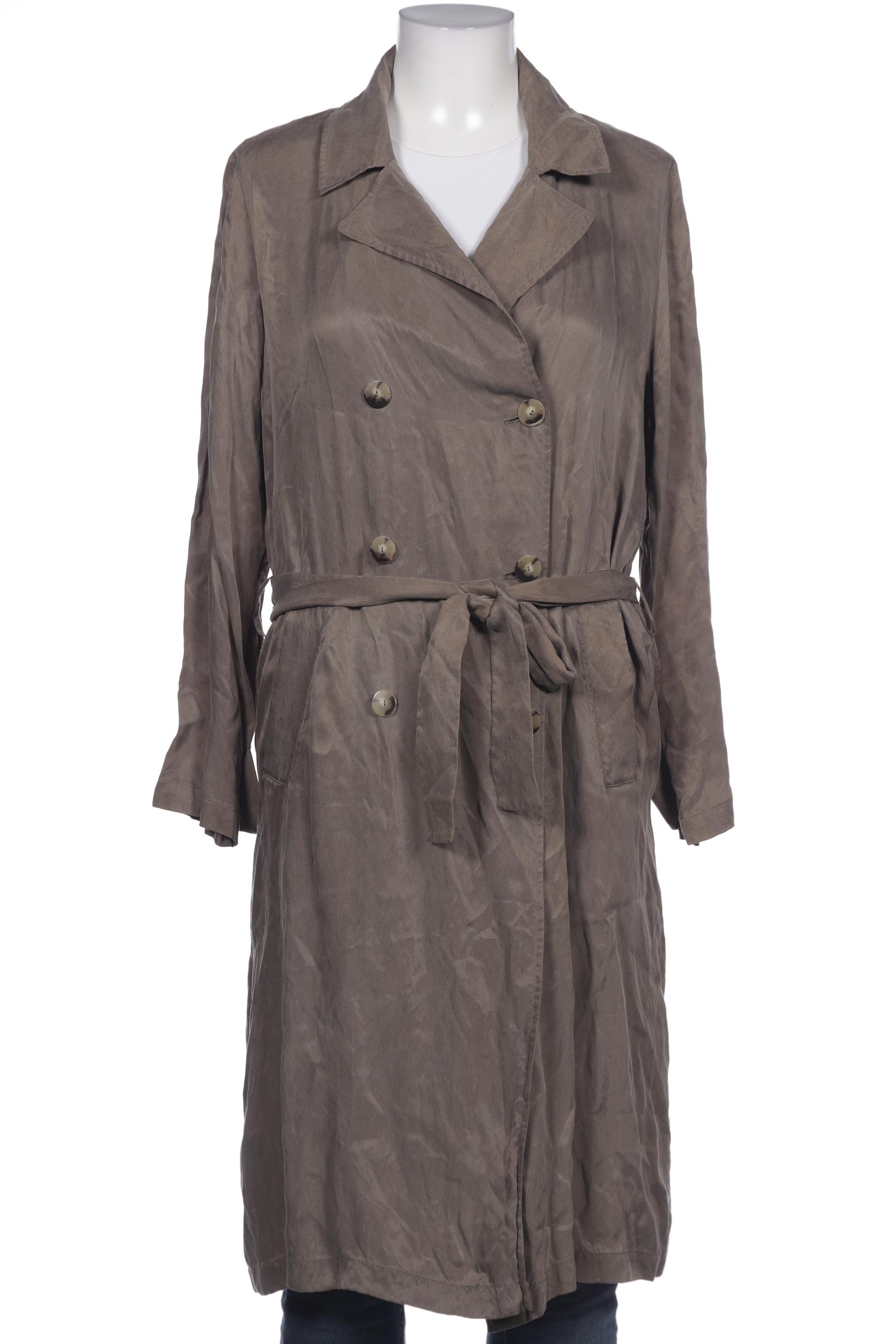 

Massimo Dutti Damen Mantel, grün, Gr. 36