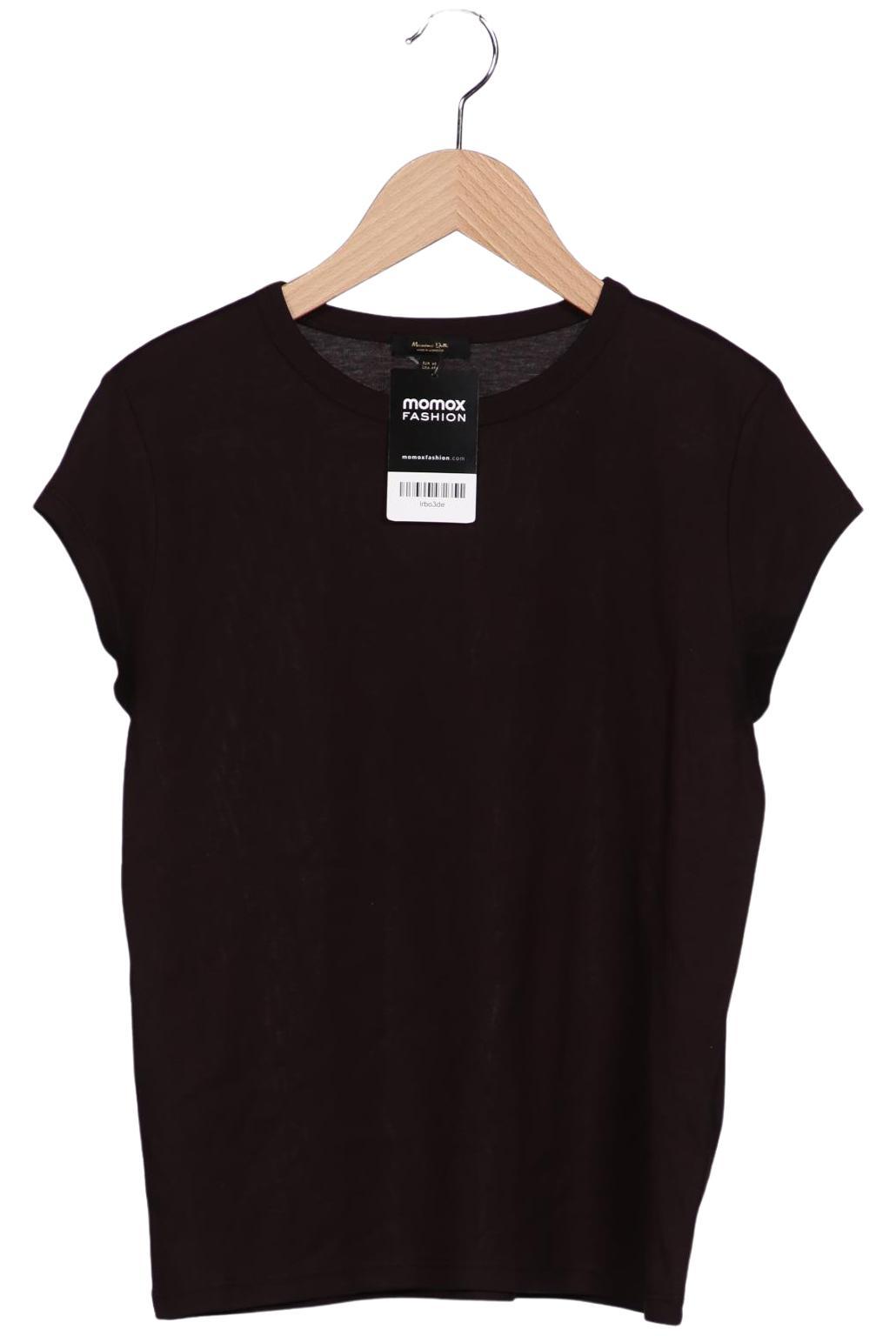 

Massimo Dutti Damen T-Shirt, bordeaux, Gr. 34