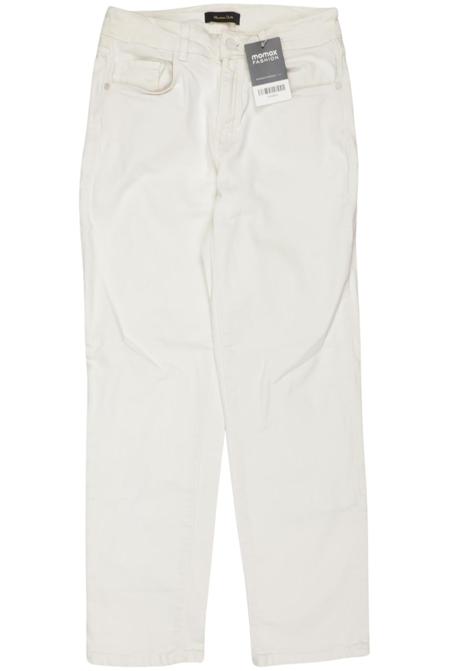 

Massimo Dutti Damen Jeans, weiß, Gr. 34