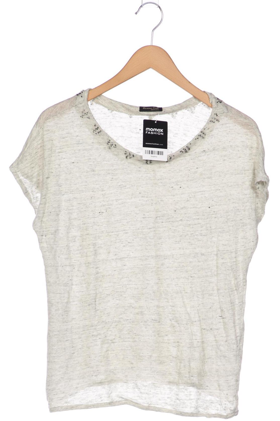 

Massimo Dutti Damen T-Shirt, beige, Gr. 34