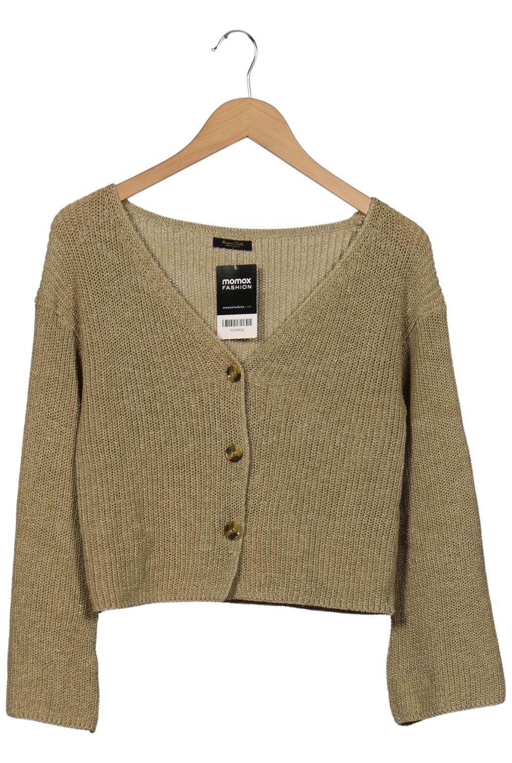 

Massimo Dutti Damen Strickjacke, grün, Gr. 38