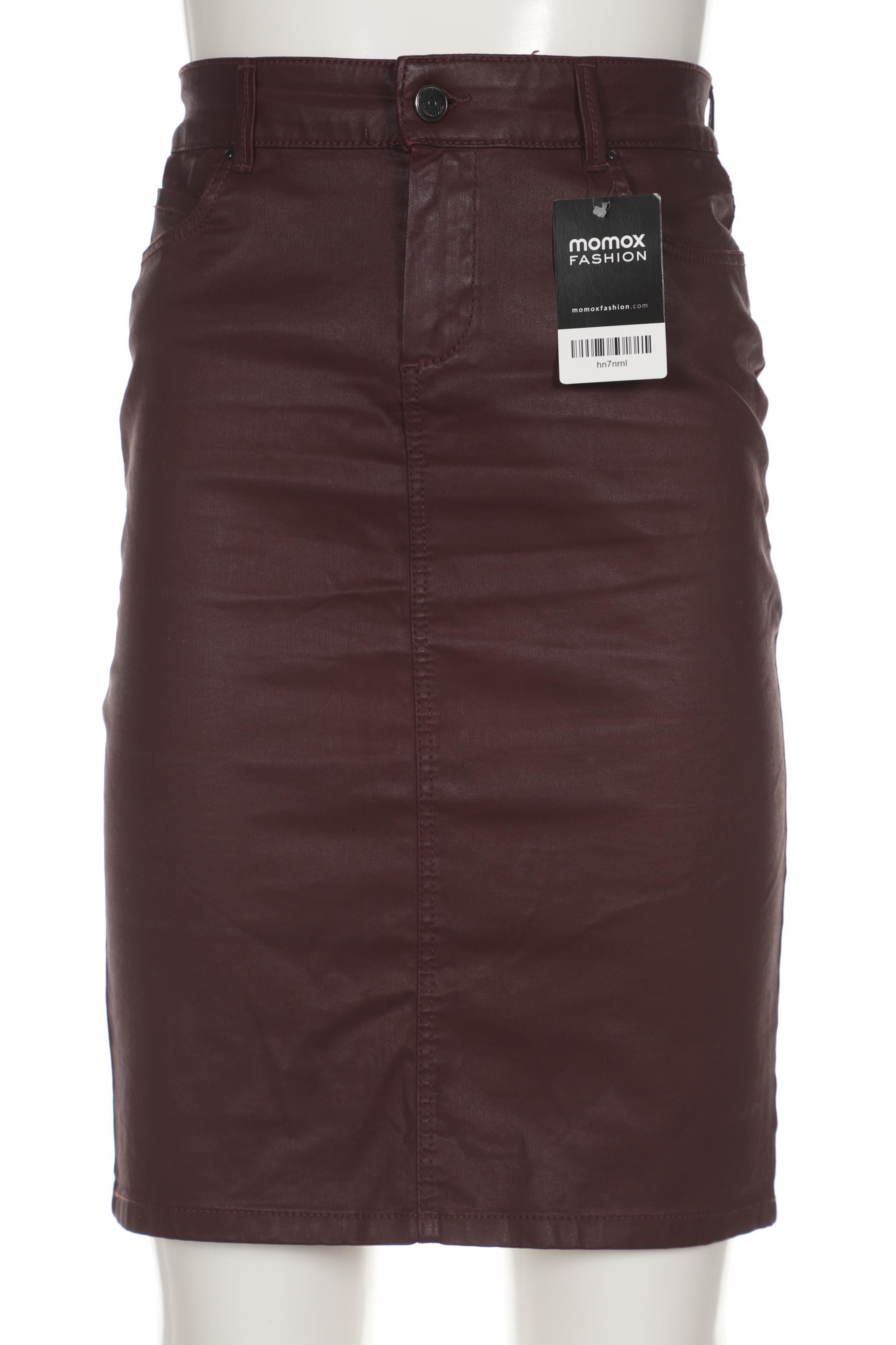 

Massimo Dutti Damen Rock, bordeaux, Gr. 36