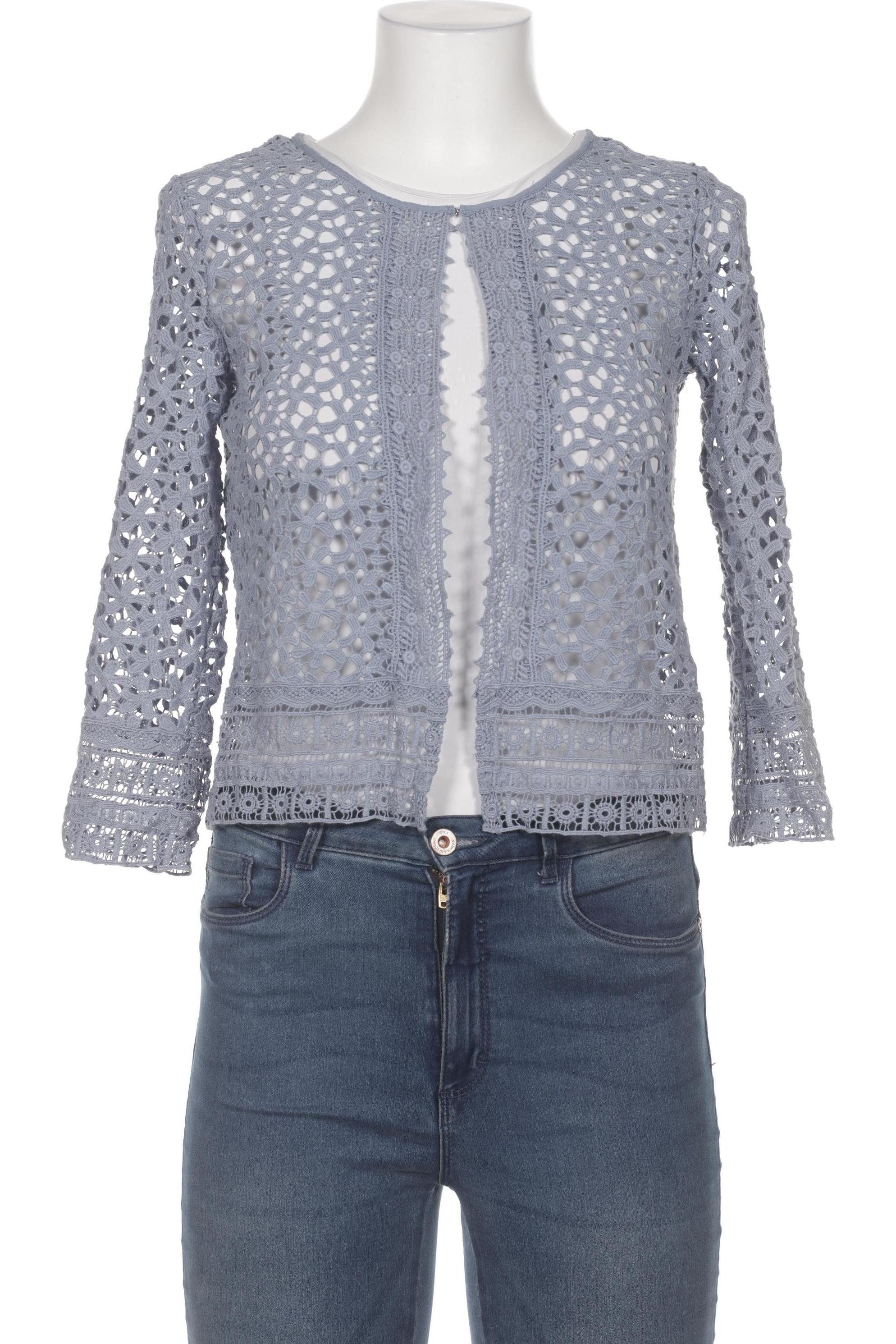 

Massimo Dutti Damen Strickjacke, hellblau, Gr. 42