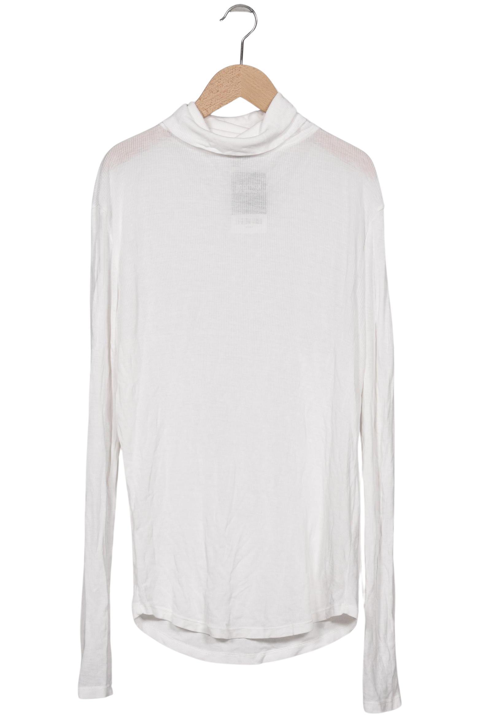 

Massimo Dutti Damen Langarmshirt, weiß, Gr. 36