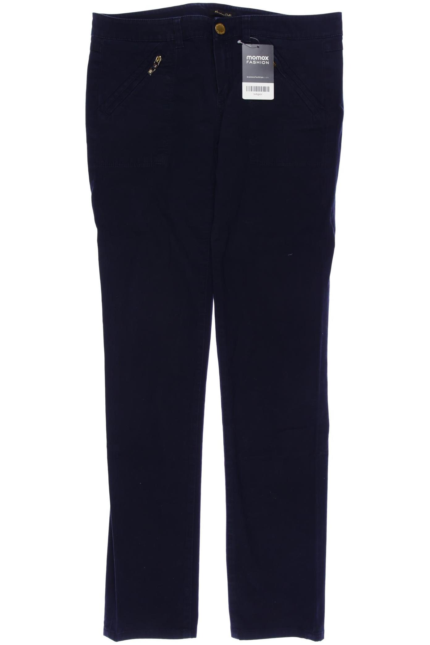 

Massimo Dutti Damen Stoffhose, marineblau, Gr. 38