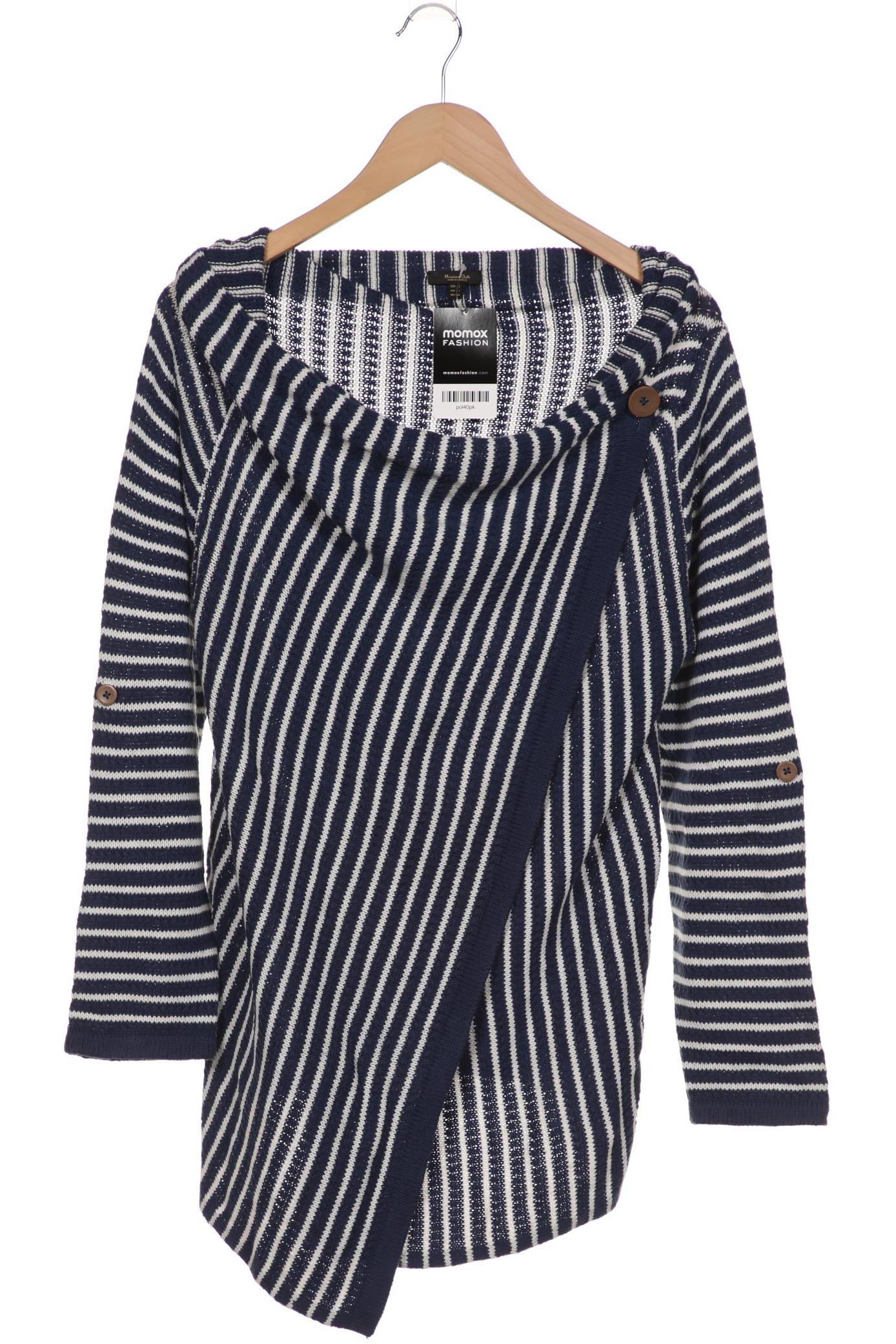 

Massimo Dutti Damen Strickjacke, blau, Gr. 36