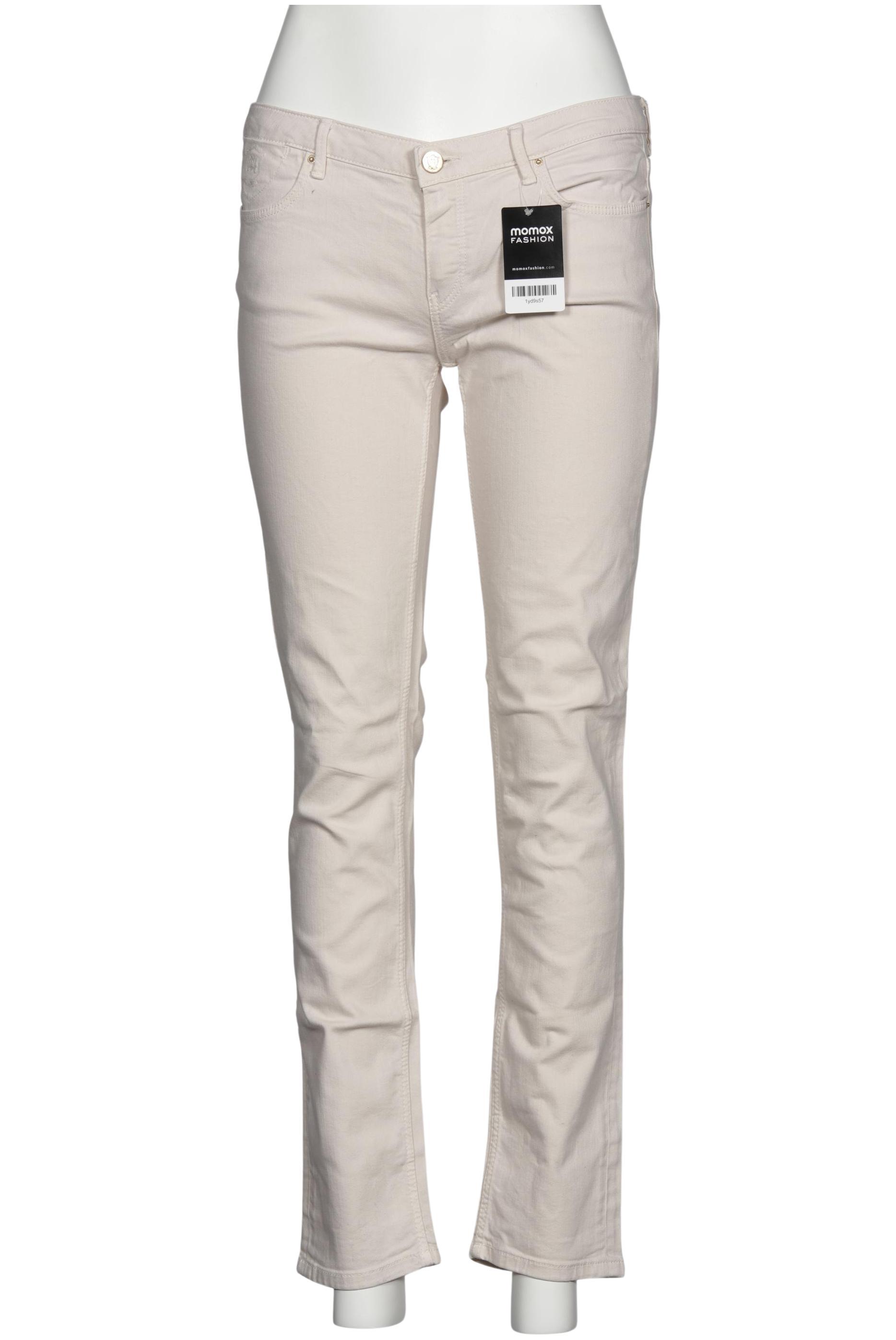 

Massimo Dutti Damen Jeans, cremeweiß, Gr. 42