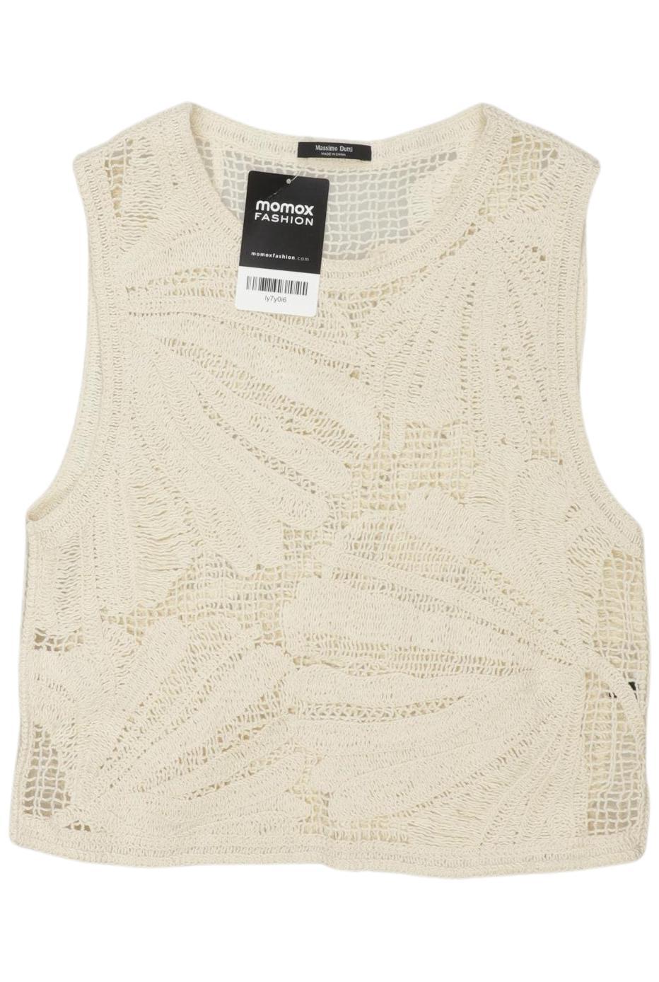 

Massimo Dutti Damen Top, beige, Gr. 34