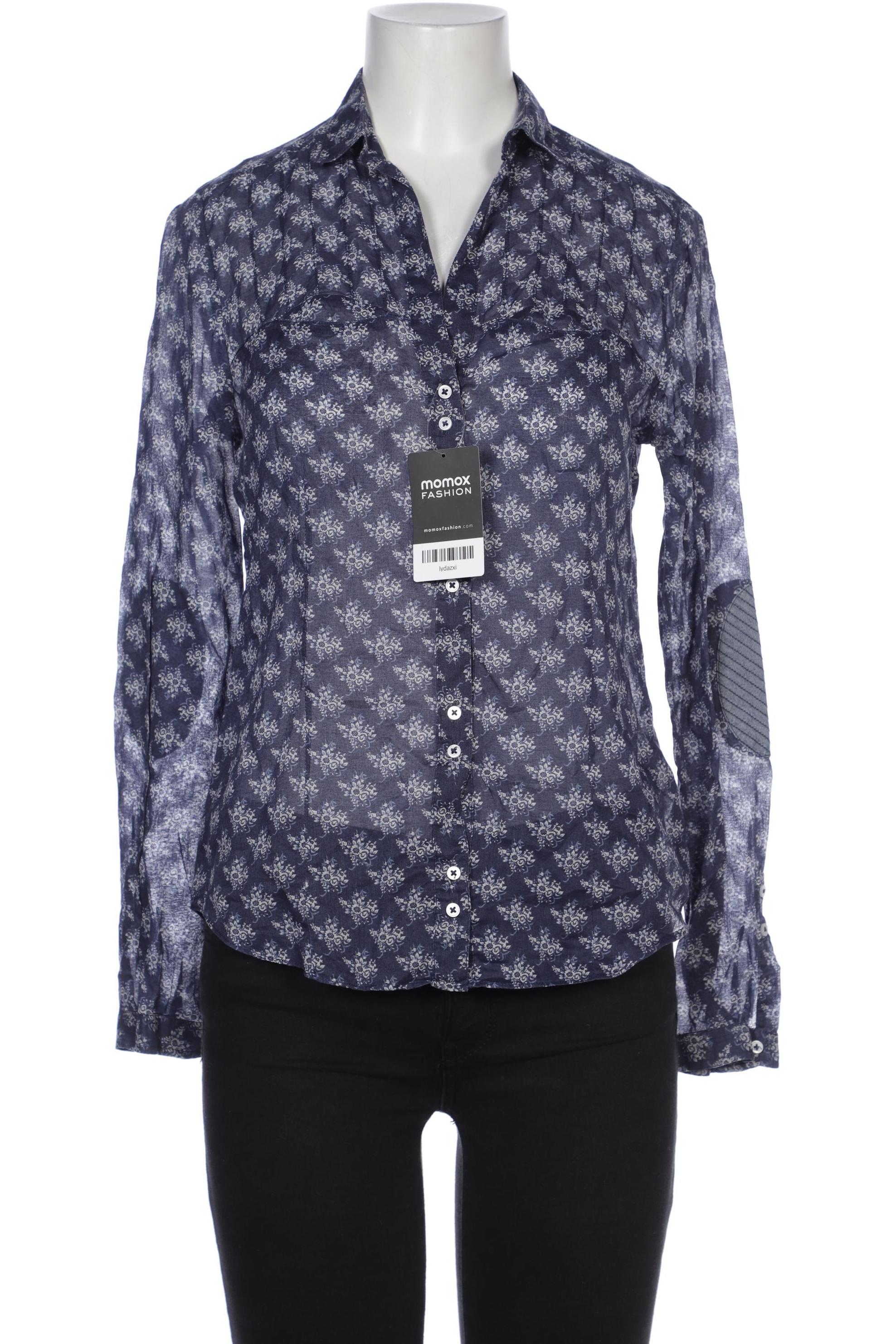 

Massimo Dutti Damen Bluse, marineblau, Gr. 38