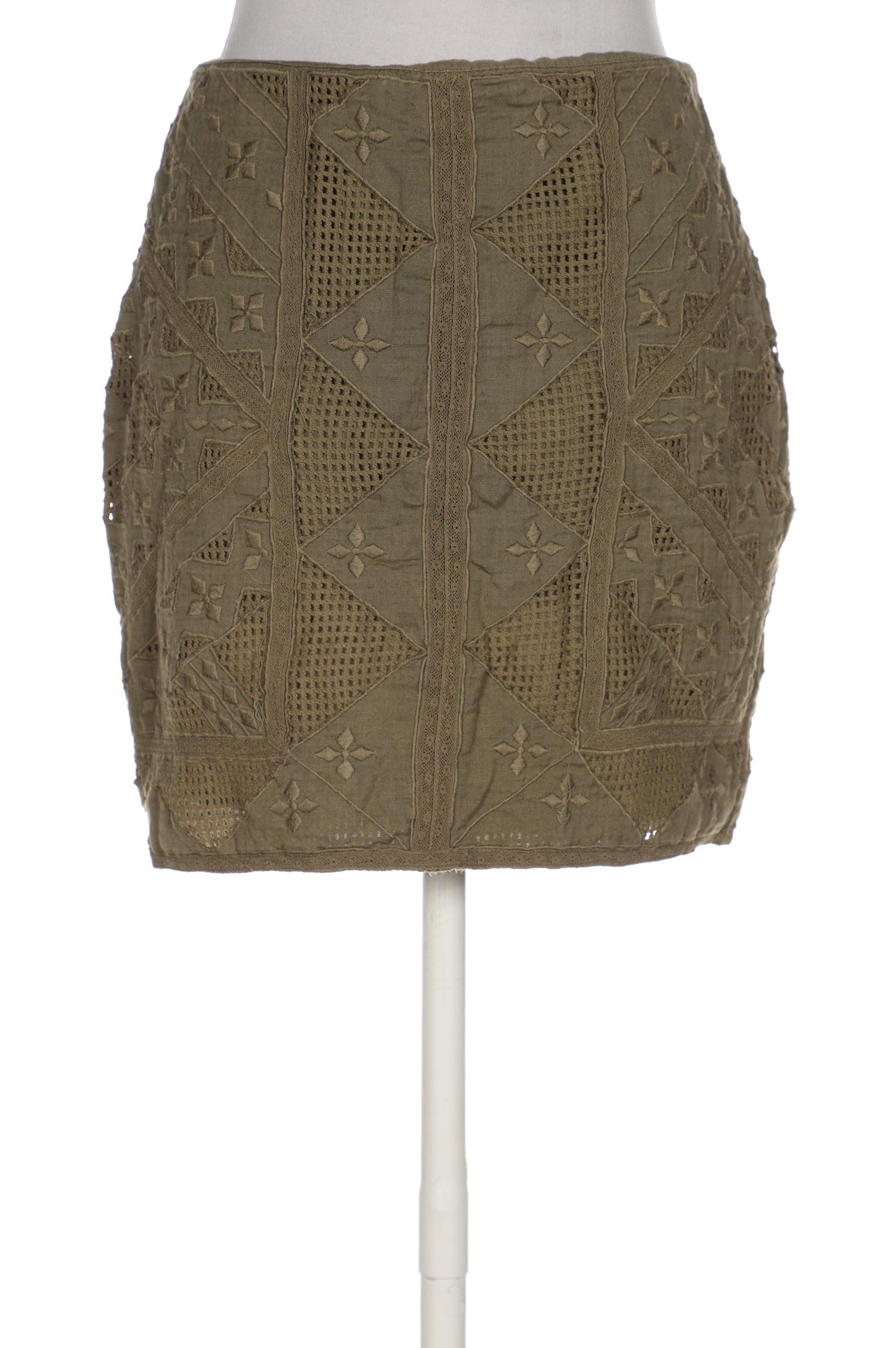 

Massimo Dutti Damen Rock, grün, Gr. 36