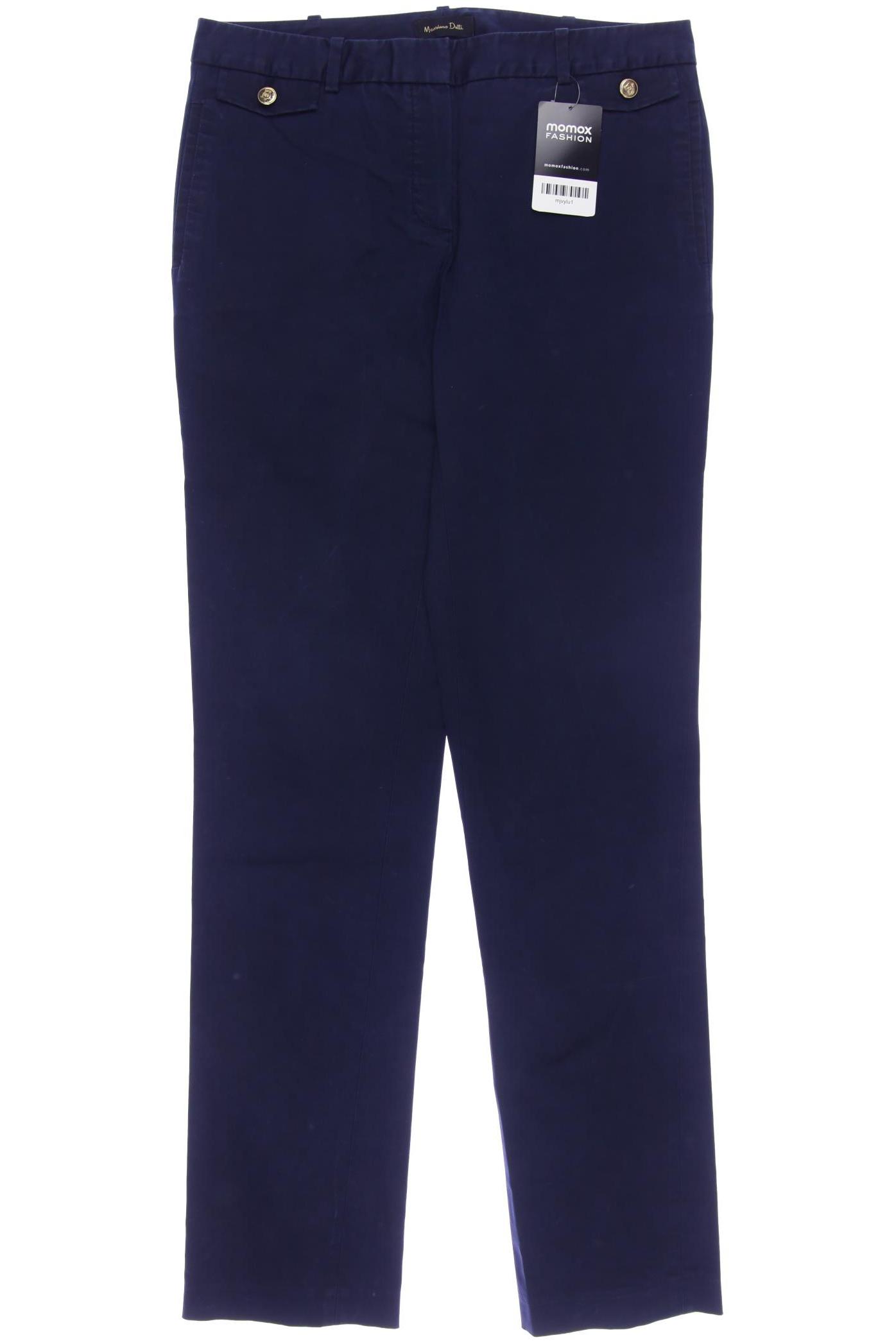 

Massimo Dutti Damen Stoffhose, marineblau, Gr. 38