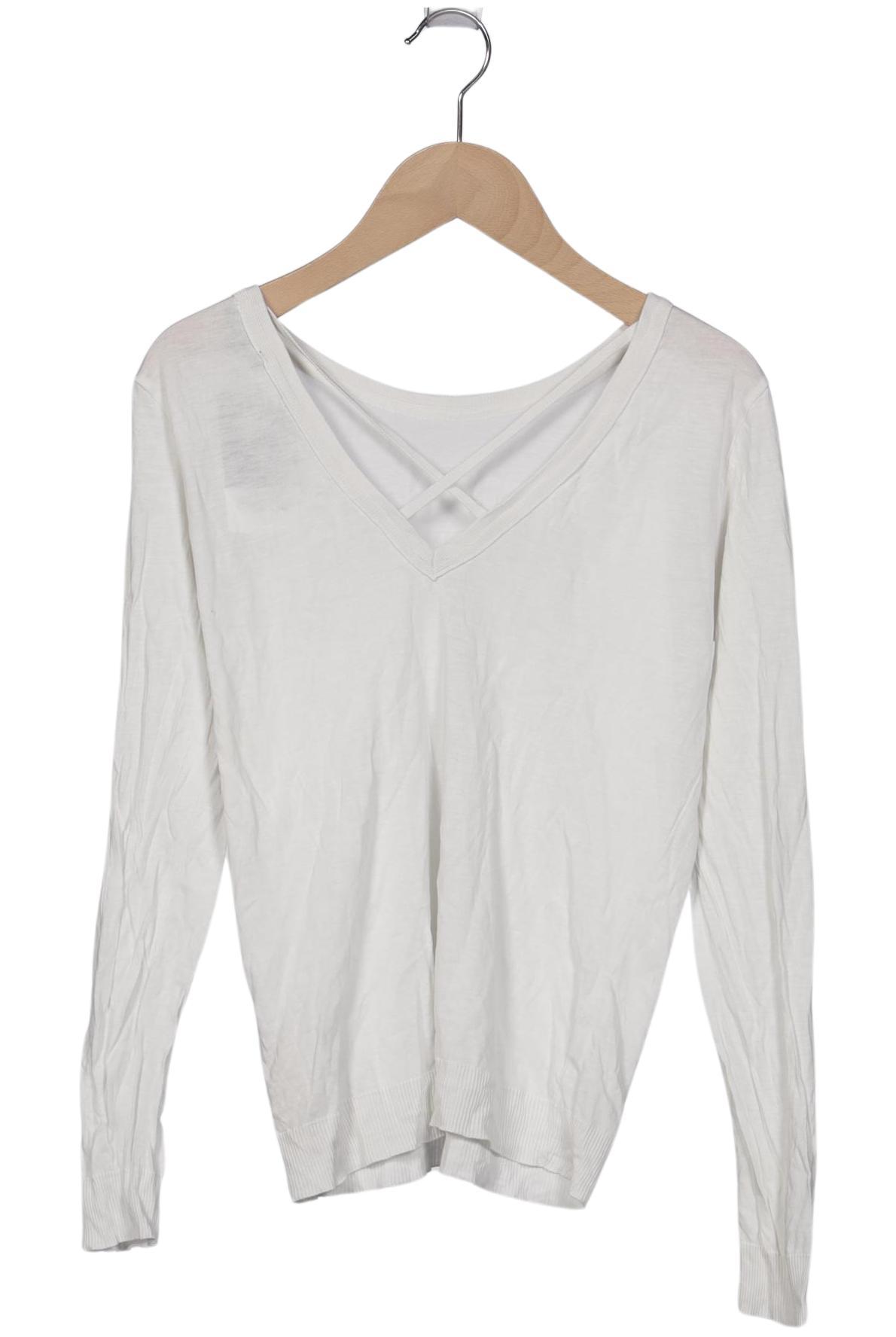 

Massimo Dutti Damen Pullover, weiß, Gr. 34