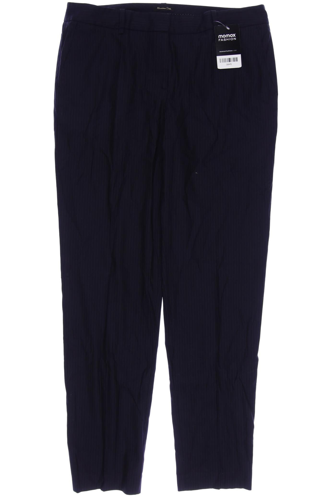 

Massimo Dutti Damen Stoffhose, marineblau