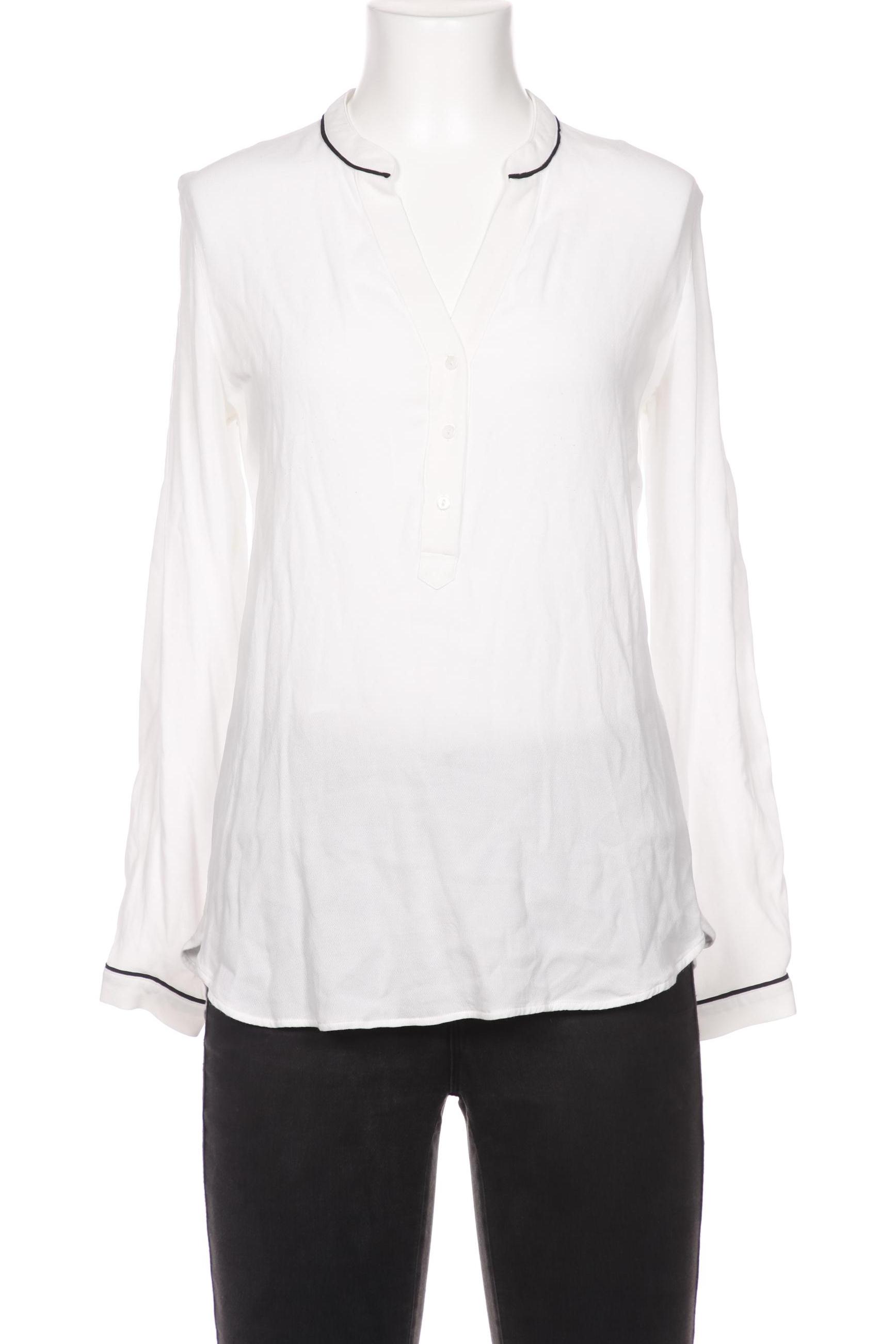 

Massimo Dutti Damen Bluse, weiß, Gr. 34