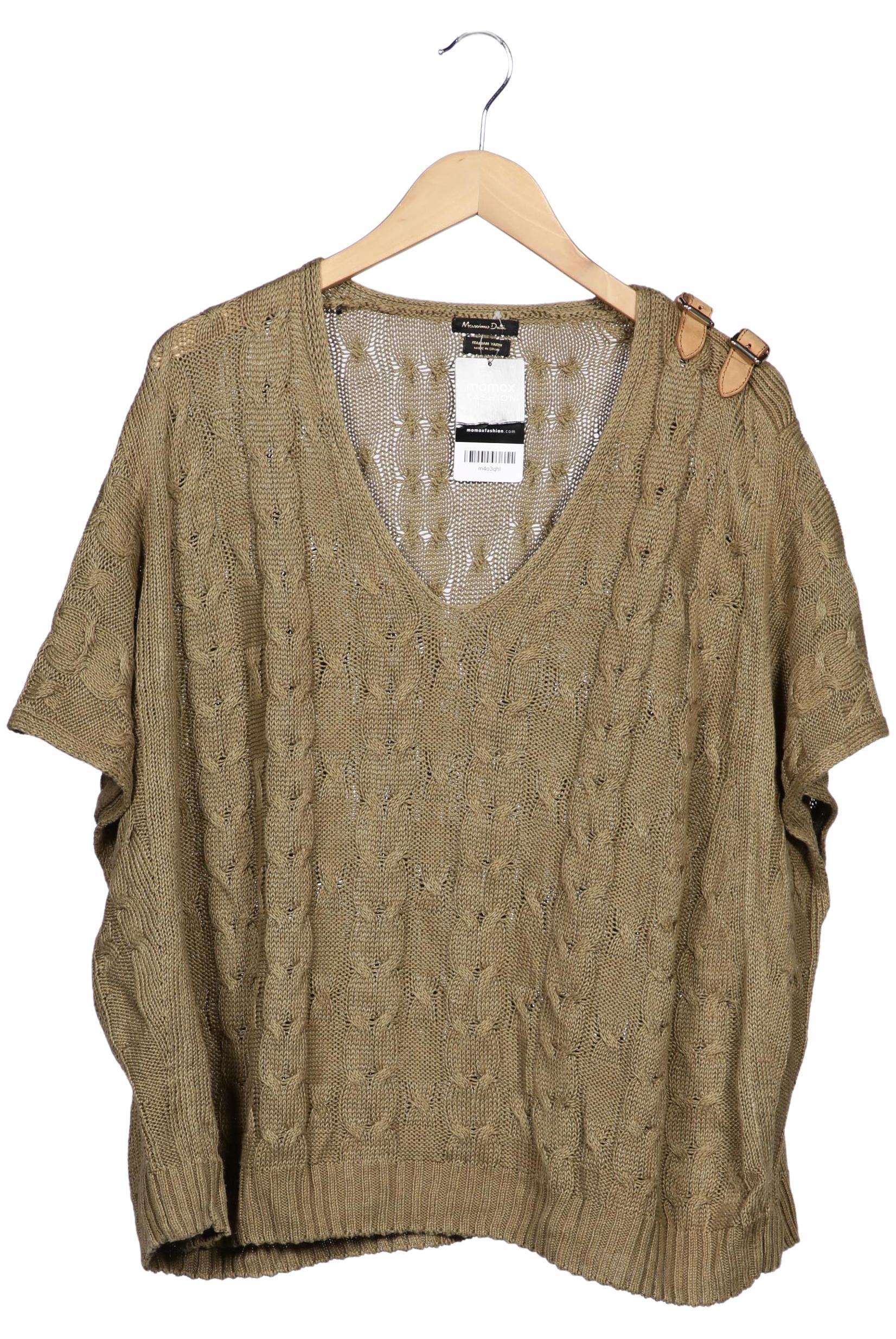 

Massimo Dutti Damen Pullover, grün, Gr. 34