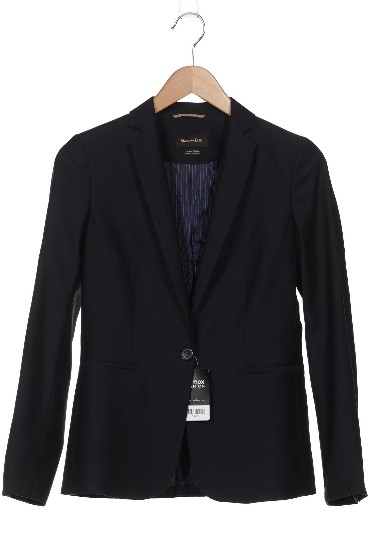 

Massimo Dutti Damen Blazer, marineblau, Gr. 36