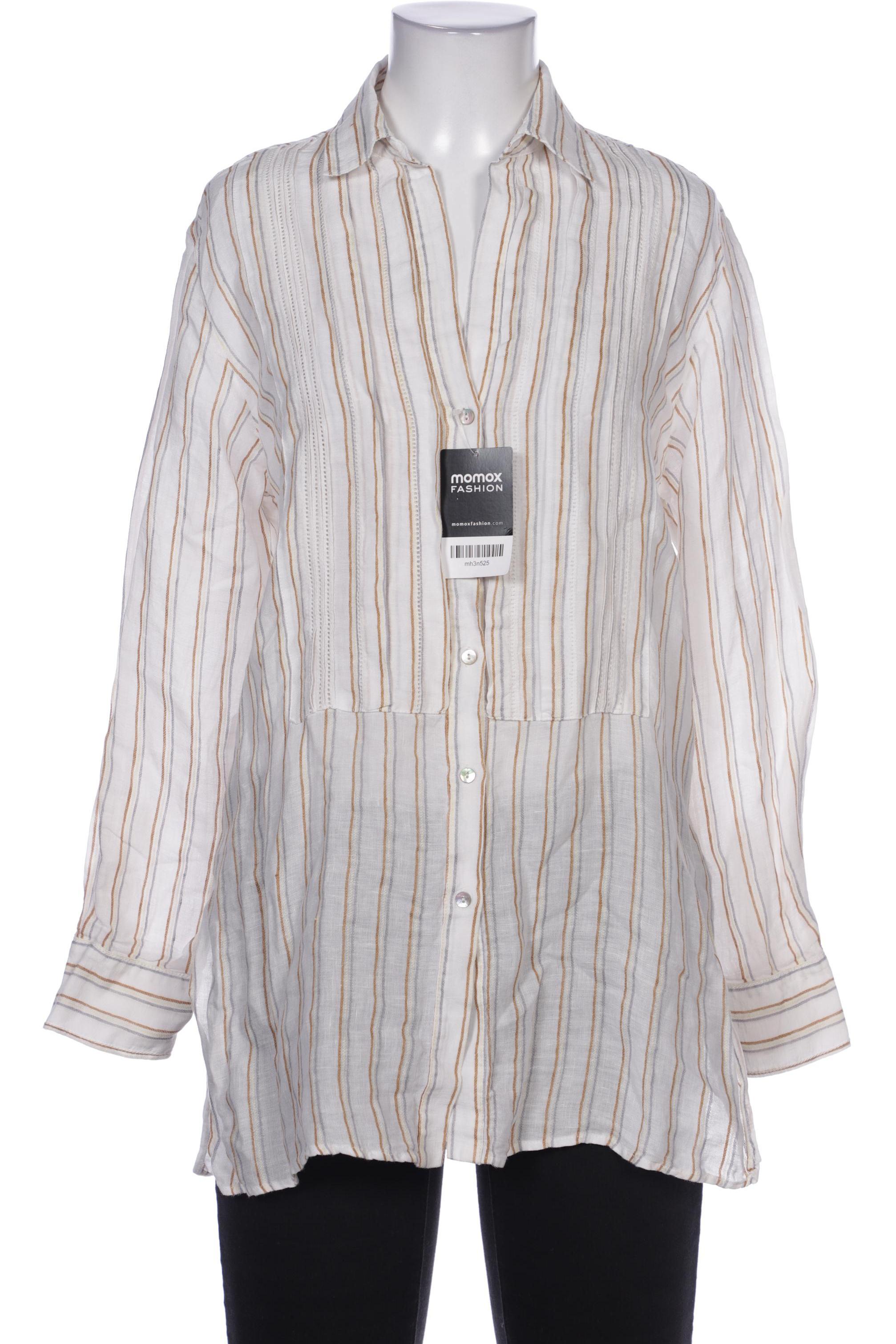 

Massimo Dutti Damen Bluse, weiß, Gr. 34