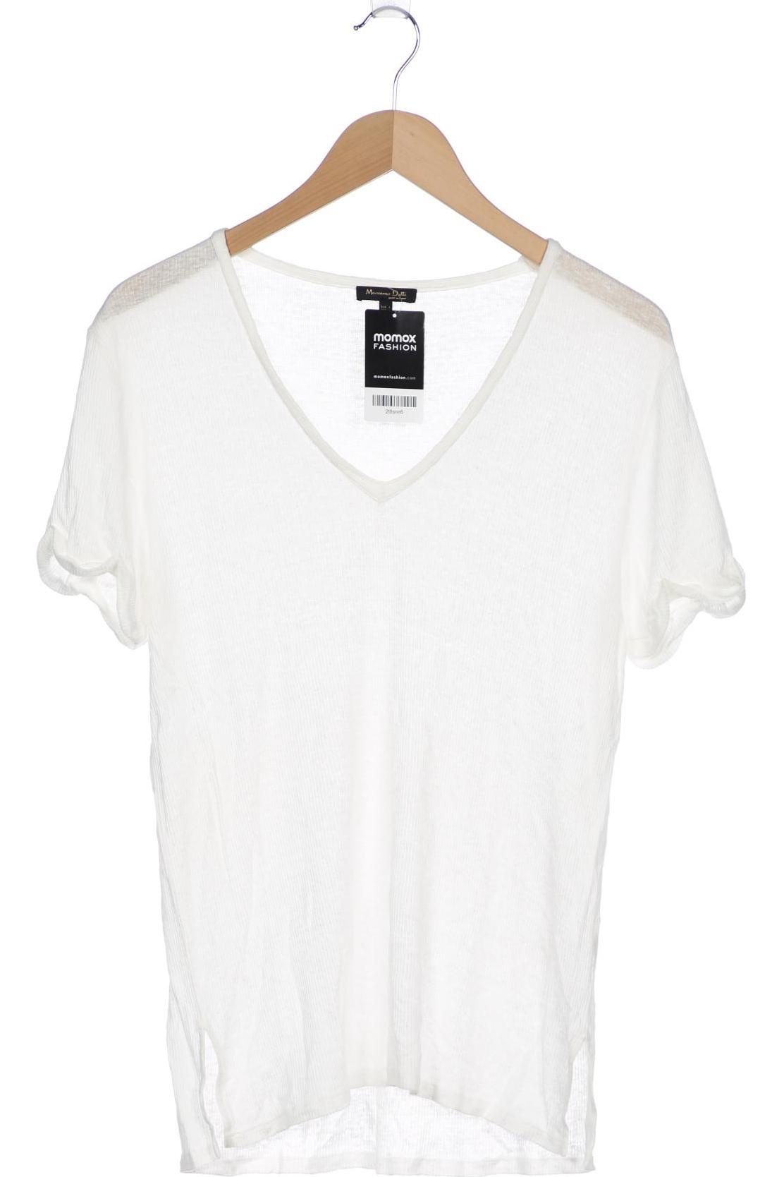 

Massimo Dutti Damen T-Shirt, weiß