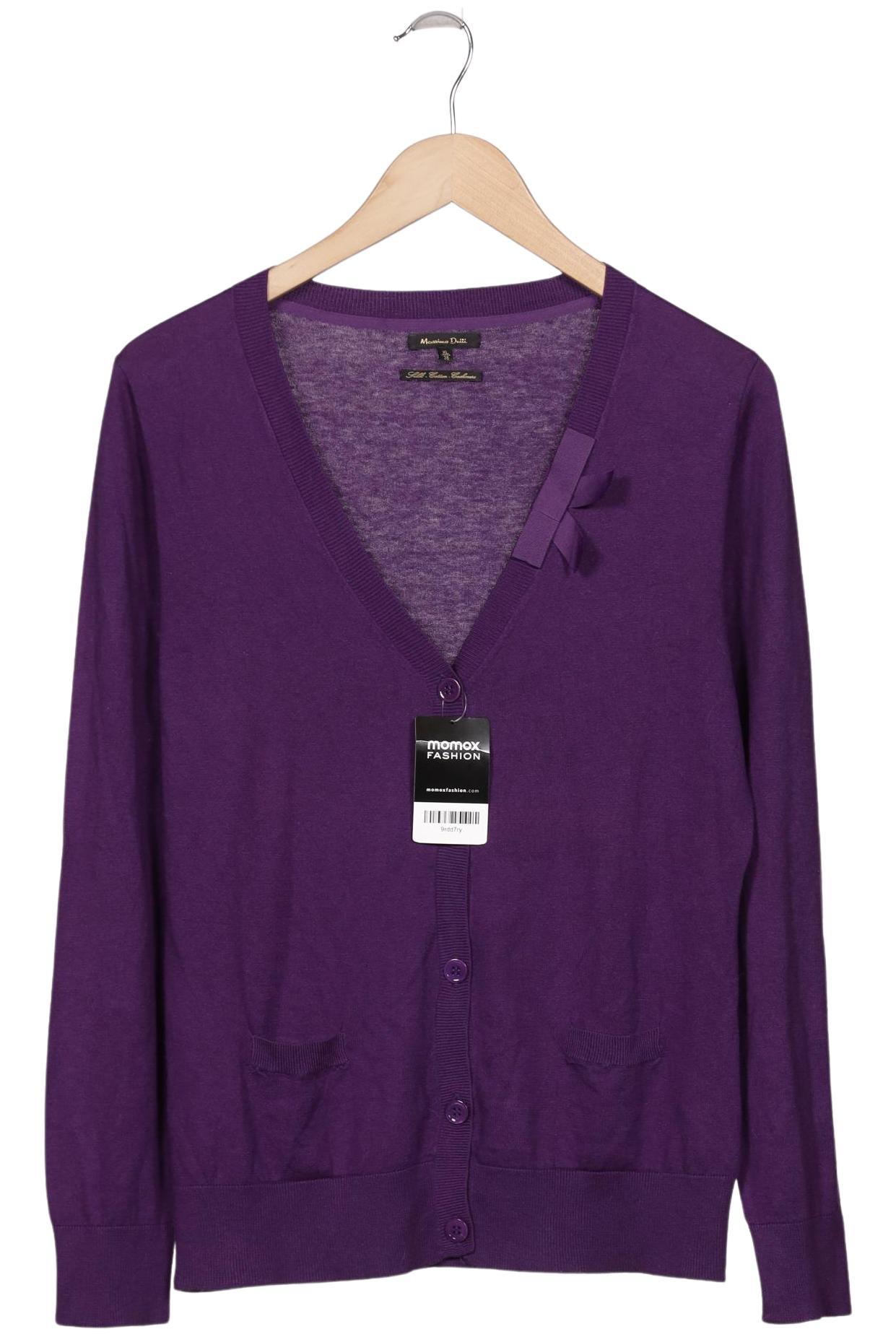 

Massimo Dutti Damen Strickjacke, flieder, Gr. 44