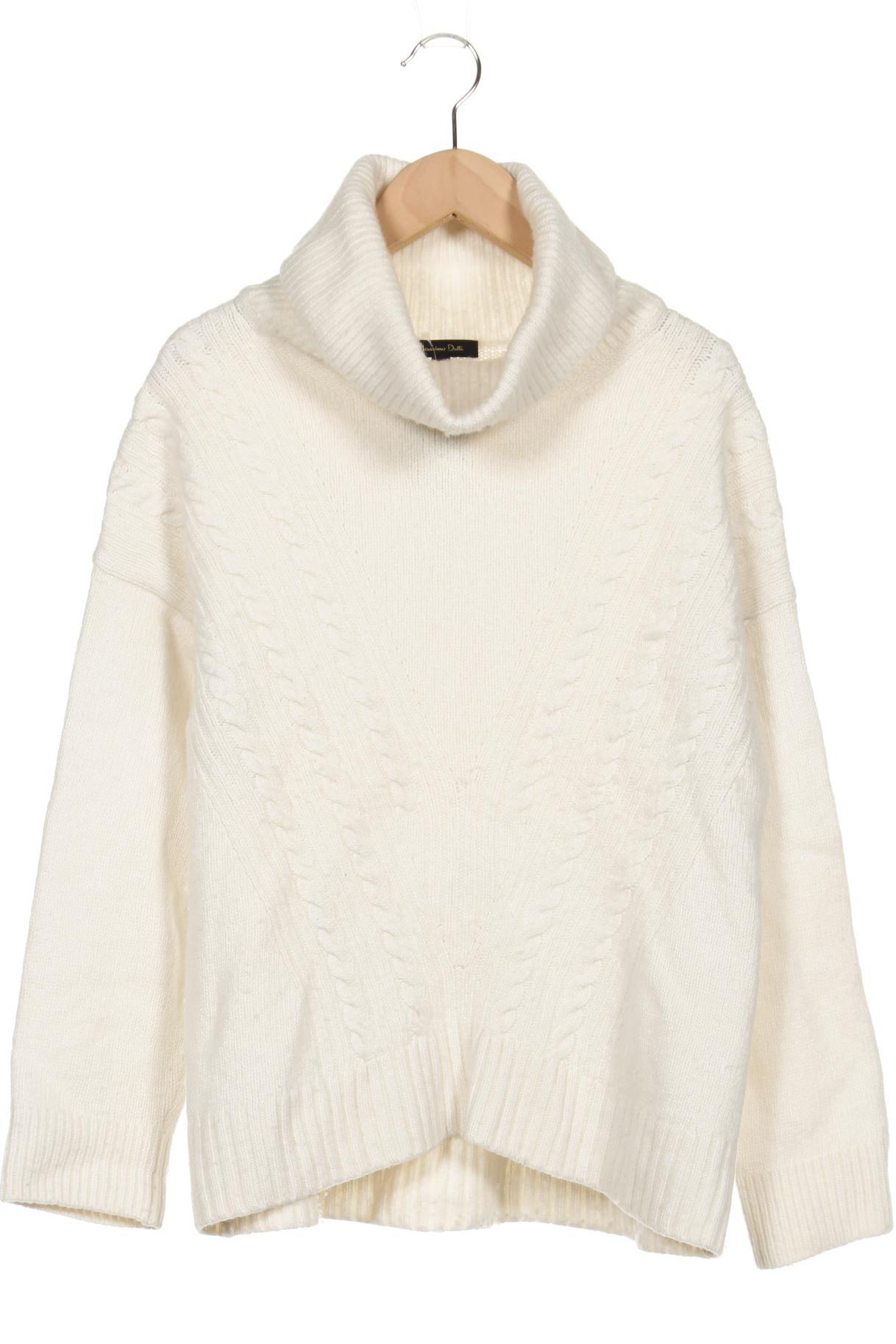 

Massimo Dutti Damen Pullover, weiß, Gr. 38