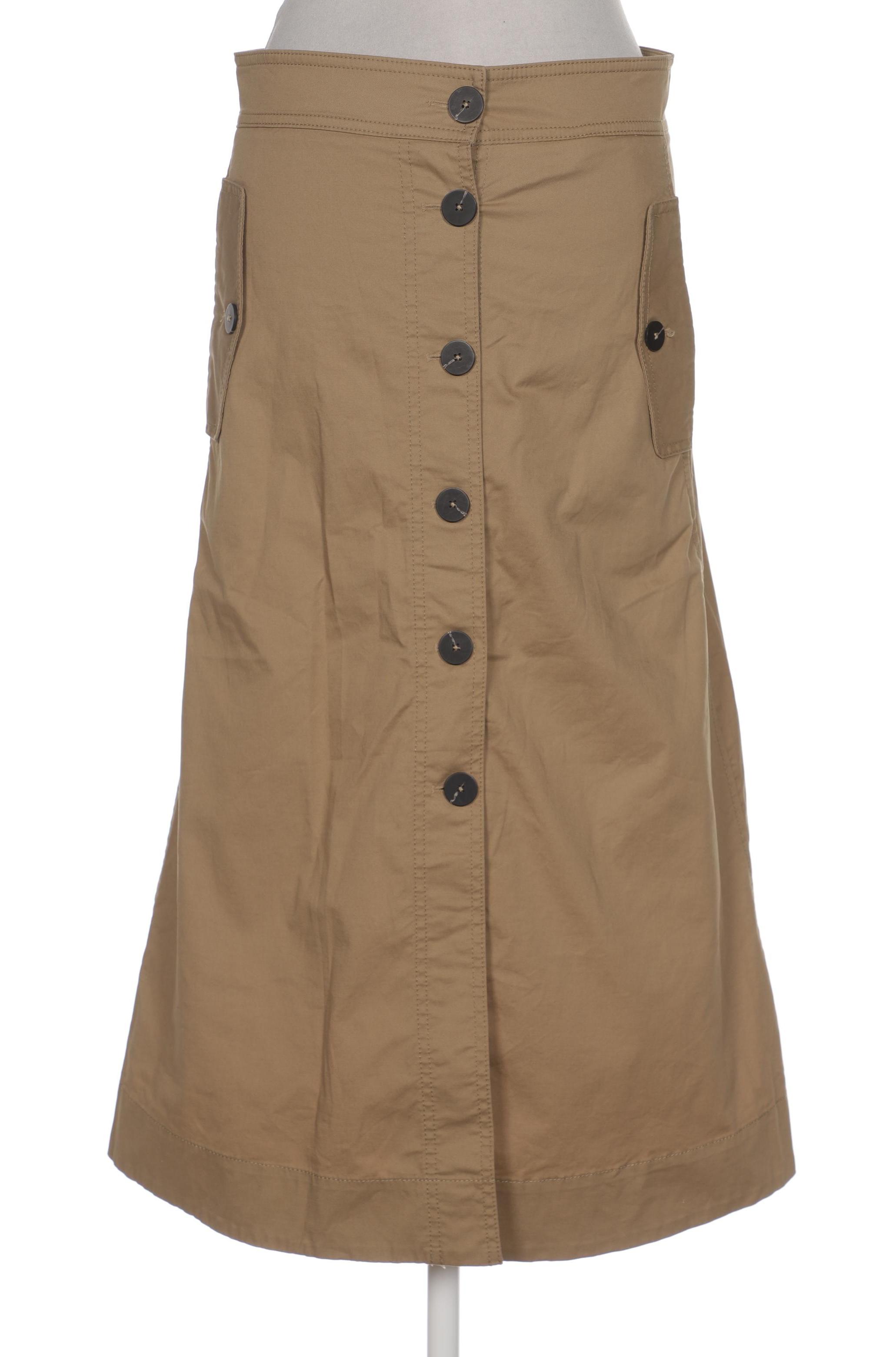 

Massimo Dutti Damen Rock, beige, Gr. 36