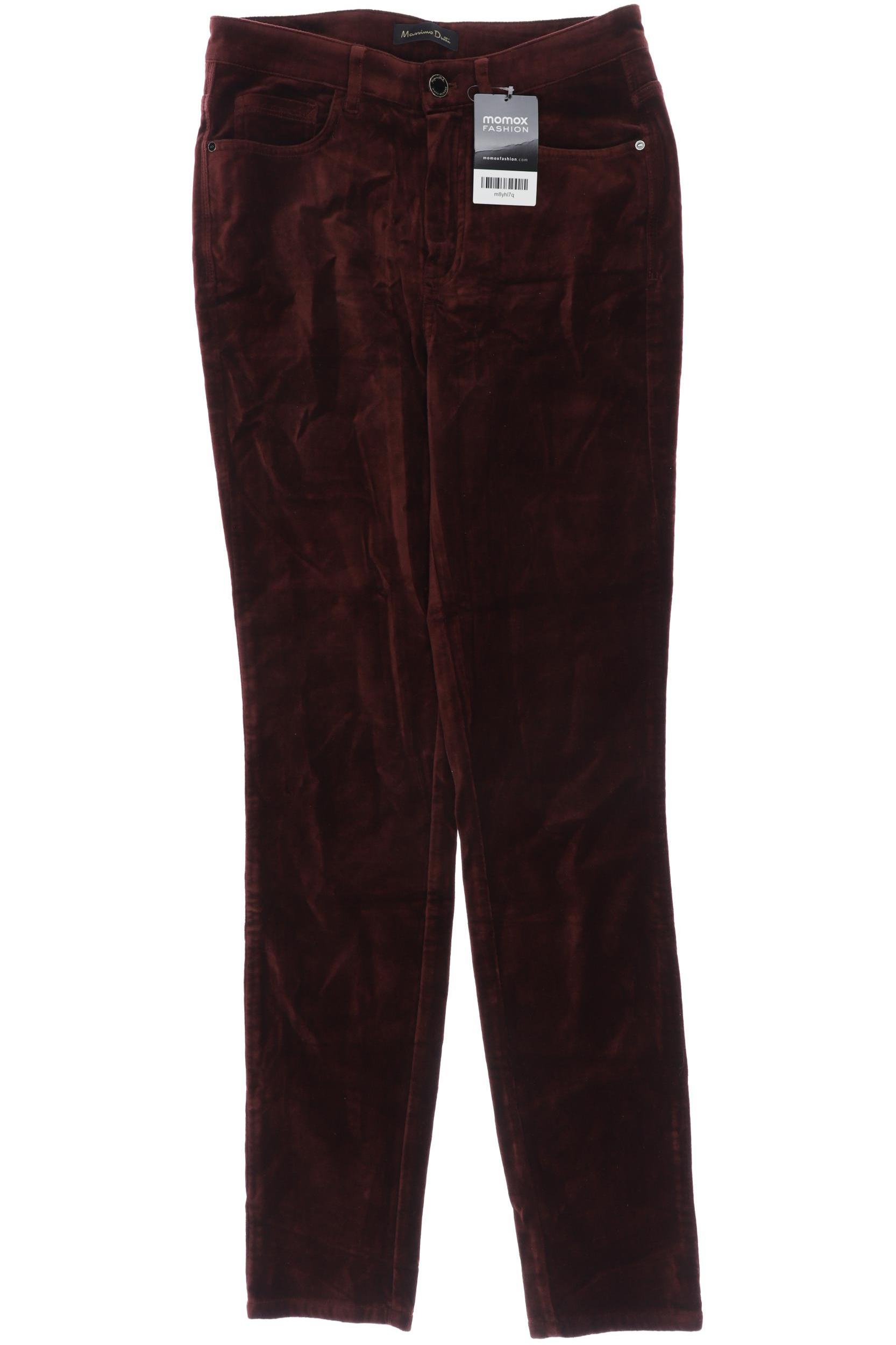 

Massimo Dutti Damen Stoffhose, bordeaux, Gr. 36