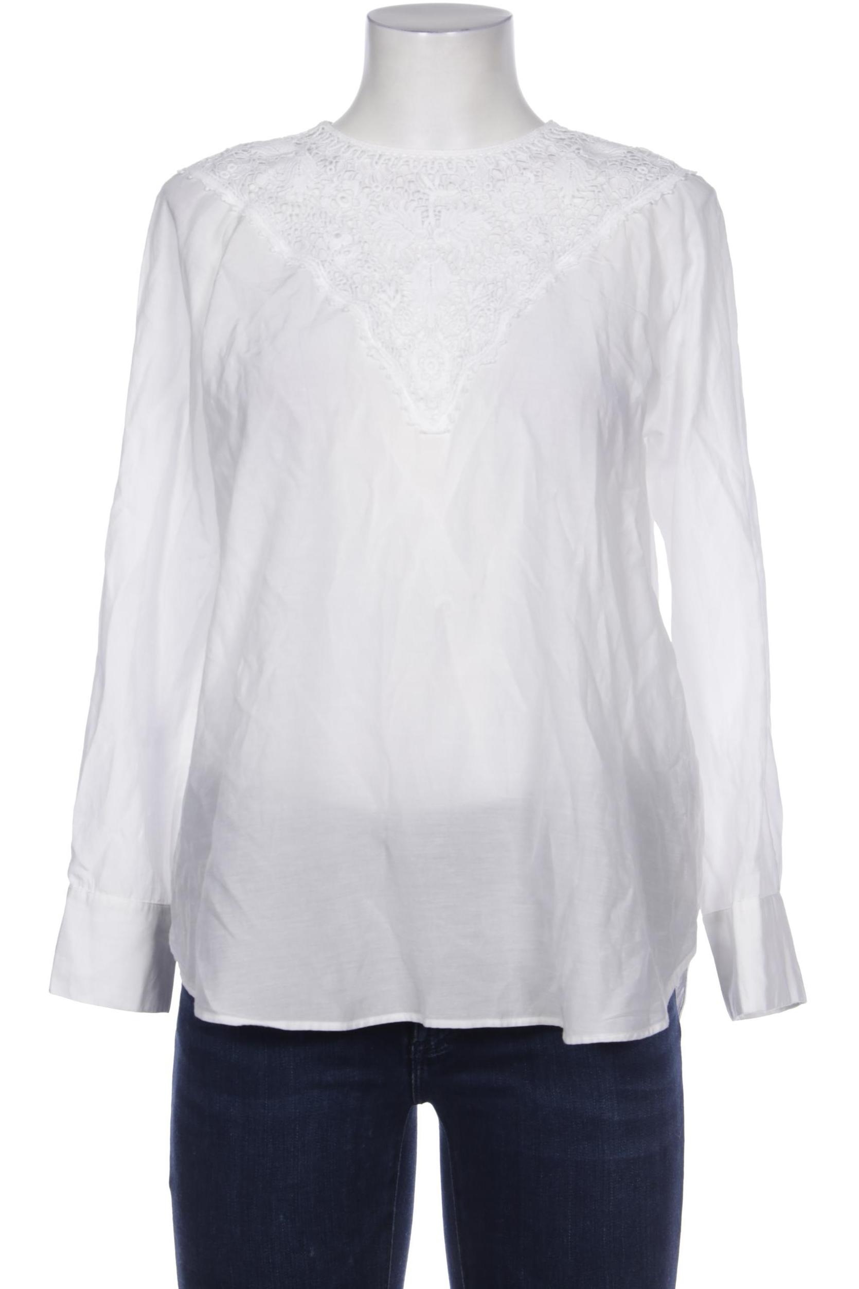 

Massimo Dutti Damen Bluse, weiß, Gr. 40