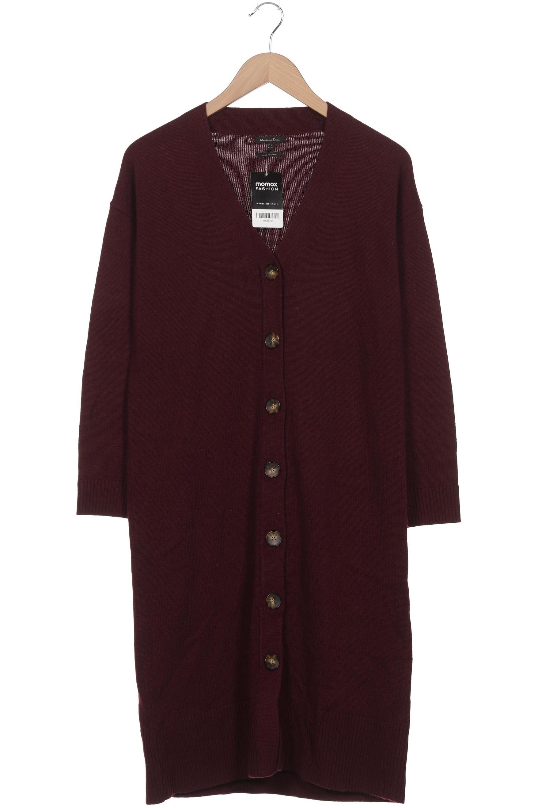 

Massimo Dutti Damen Strickjacke, bordeaux, Gr. 38