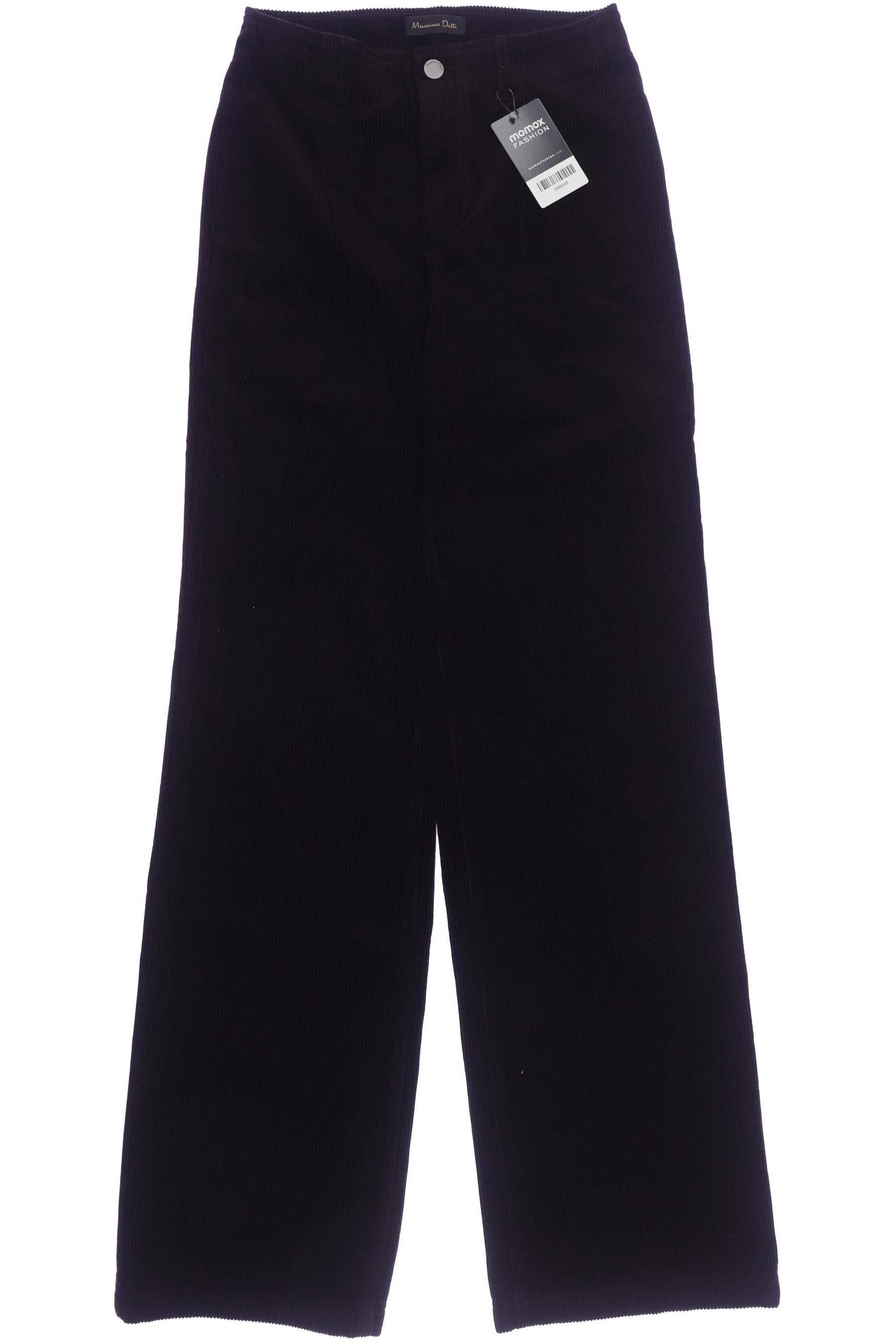 

Massimo Dutti Damen Stoffhose, bordeaux, Gr. 25