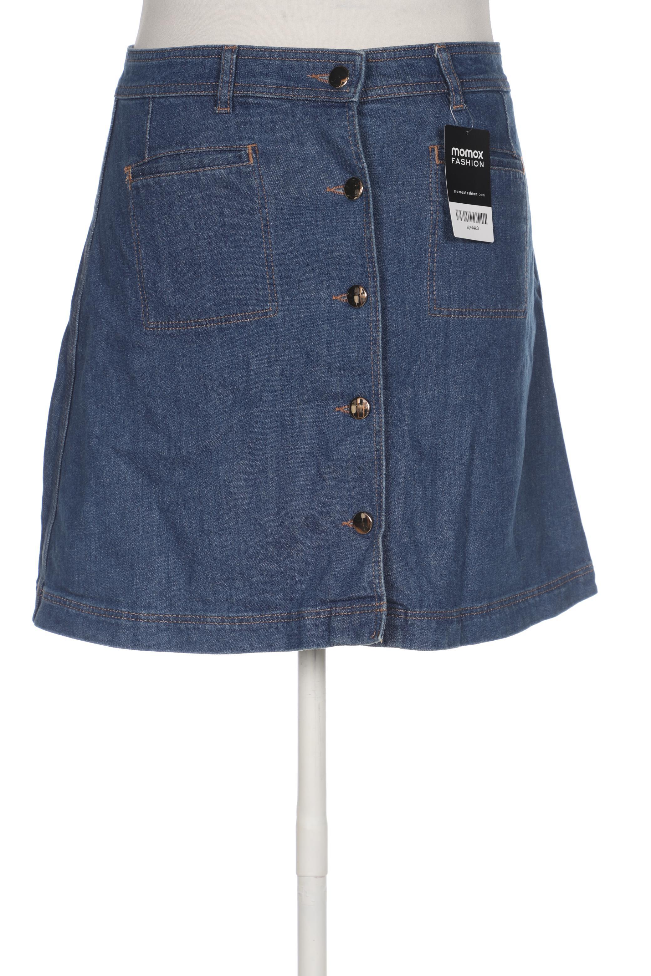 

Massimo Dutti Damen Rock, blau, Gr. 42