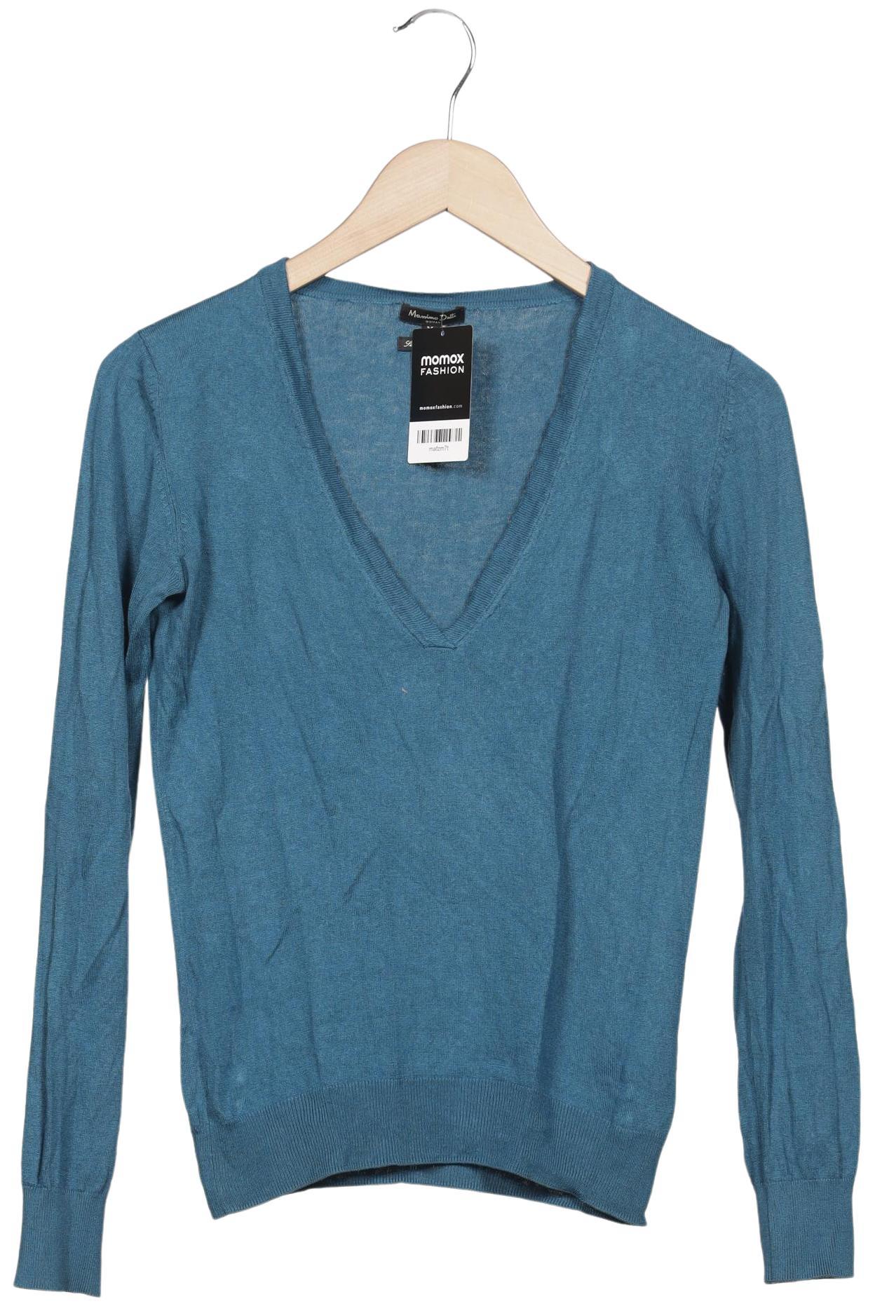 

Massimo Dutti Damen Pullover, blau, Gr. 38