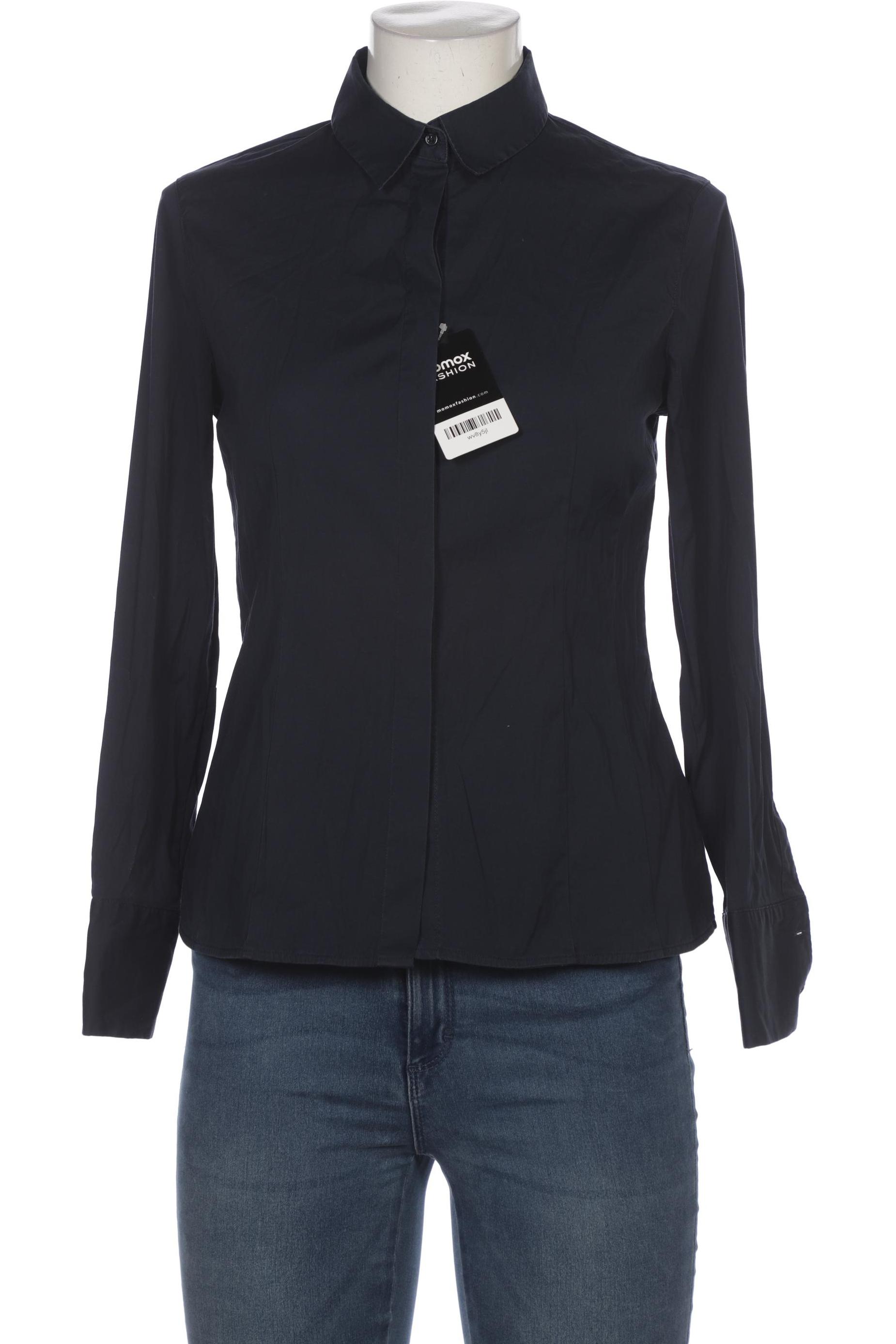 

Massimo Dutti Damen Bluse, marineblau, Gr. 40