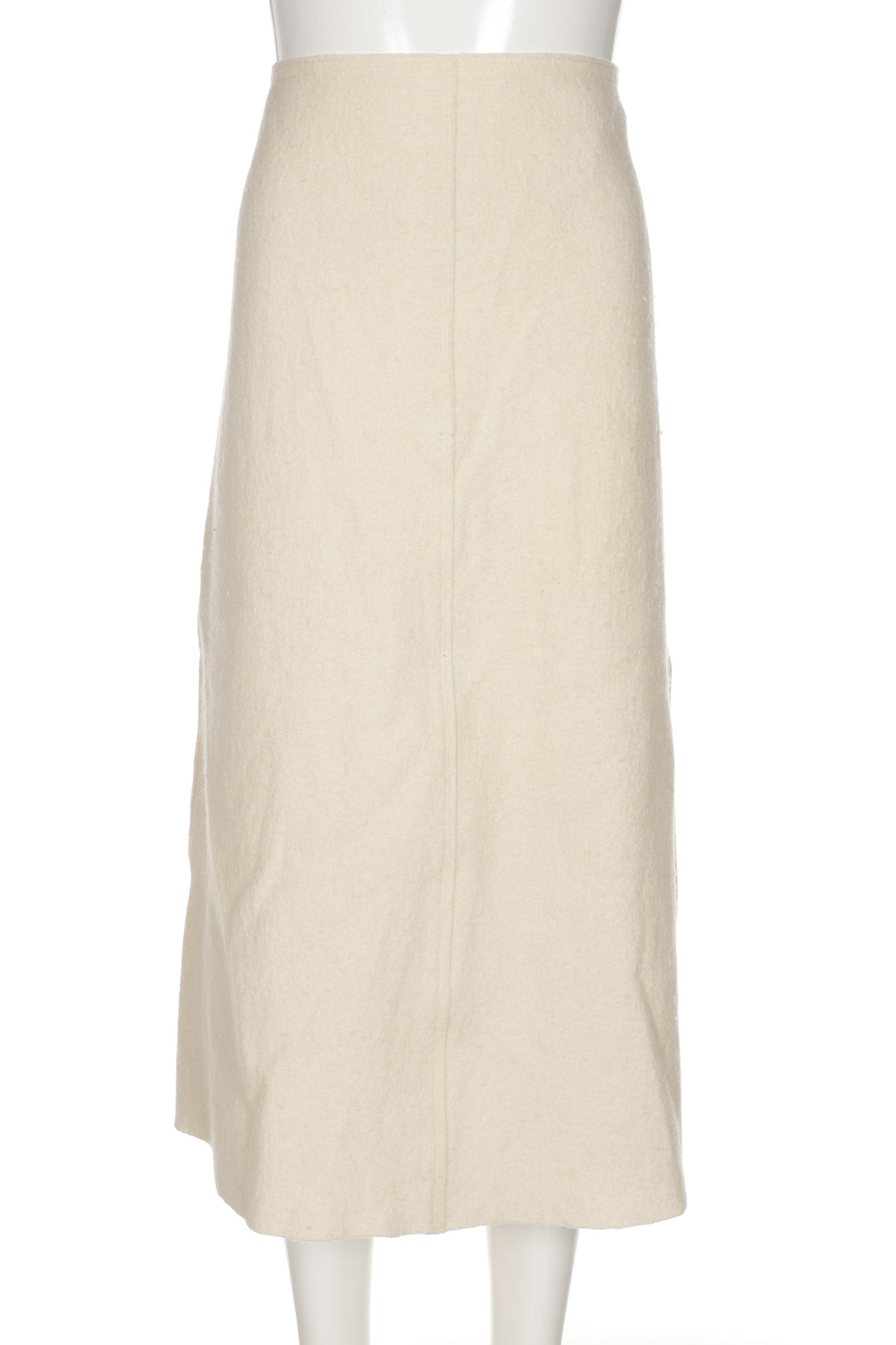 

Massimo Dutti Damen Rock, cremeweiß