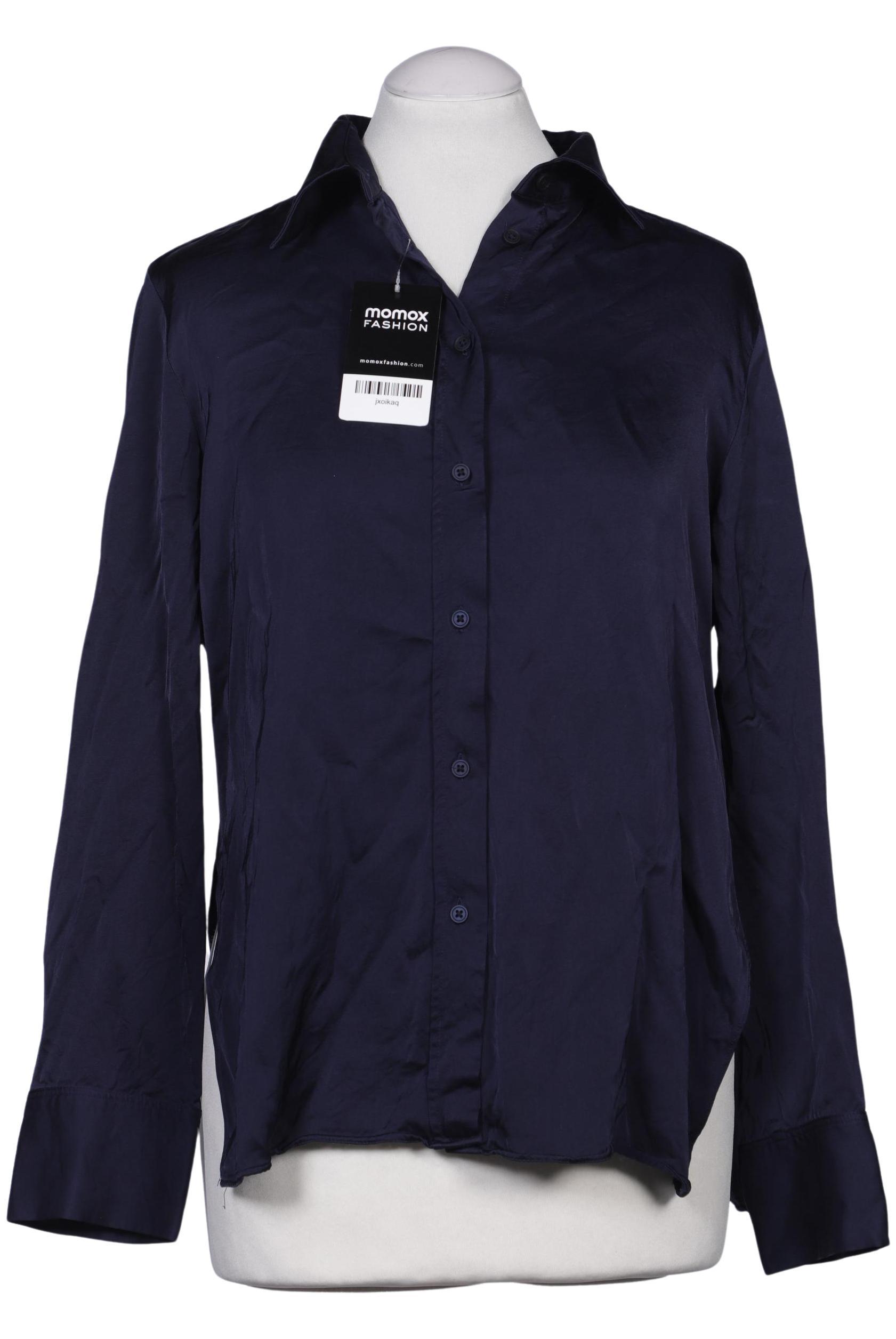 

Massimo Dutti Damen Bluse, marineblau, Gr. 38