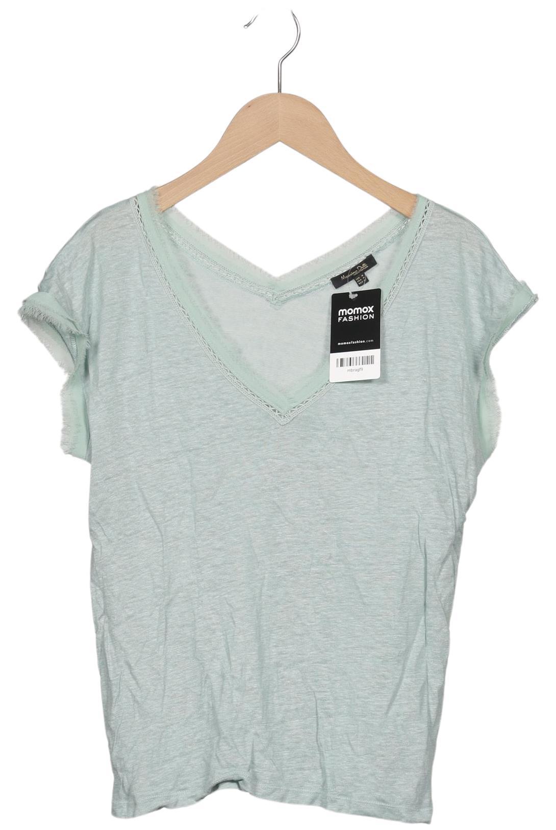

Massimo Dutti Damen T-Shirt, hellgrün, Gr. 38