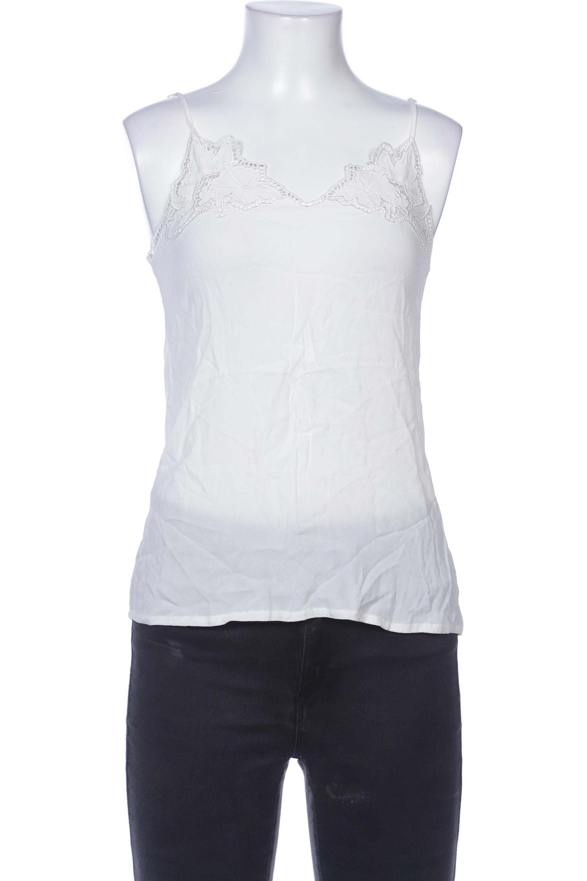 

Massimo Dutti Damen Top, weiß, Gr. 34
