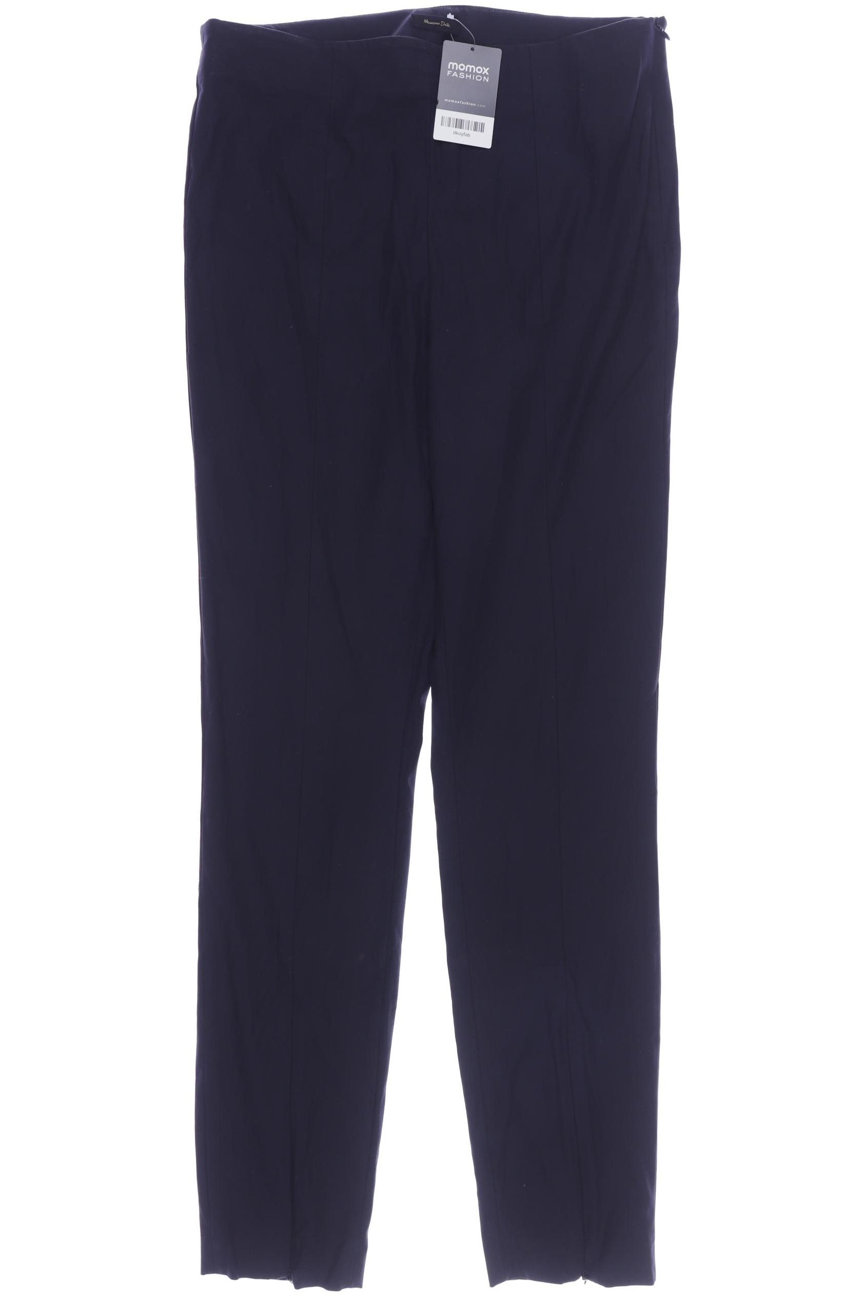 

Massimo Dutti Damen Stoffhose, marineblau, Gr. 42