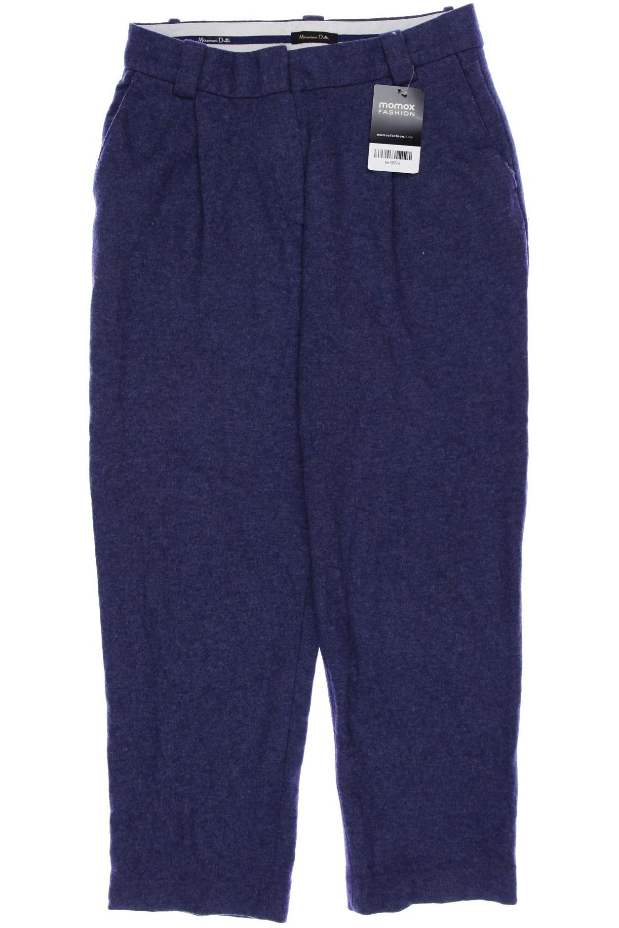 

Massimo Dutti Damen Stoffhose, blau, Gr. 36