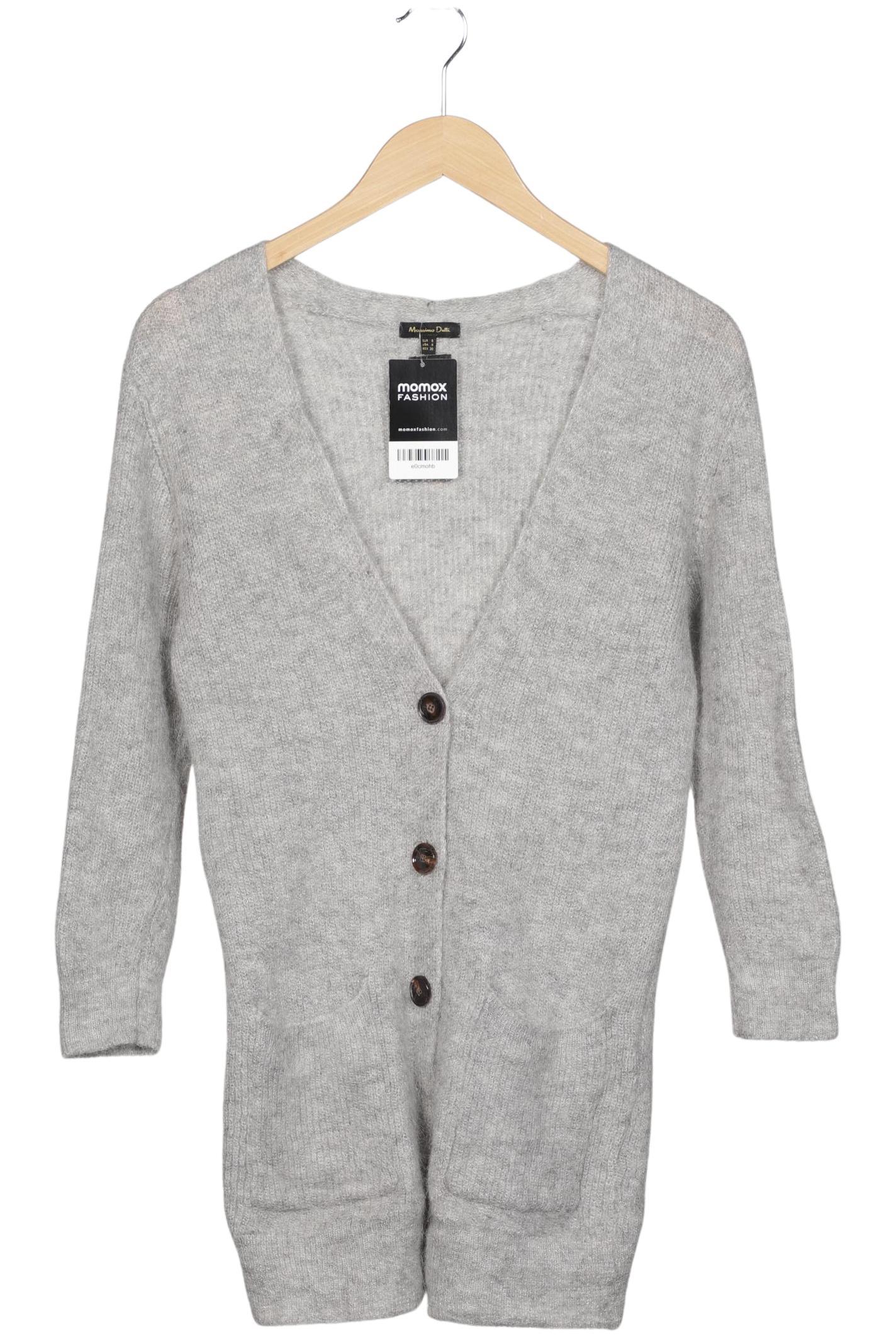 

Massimo Dutti Damen Strickjacke, grau, Gr. 36