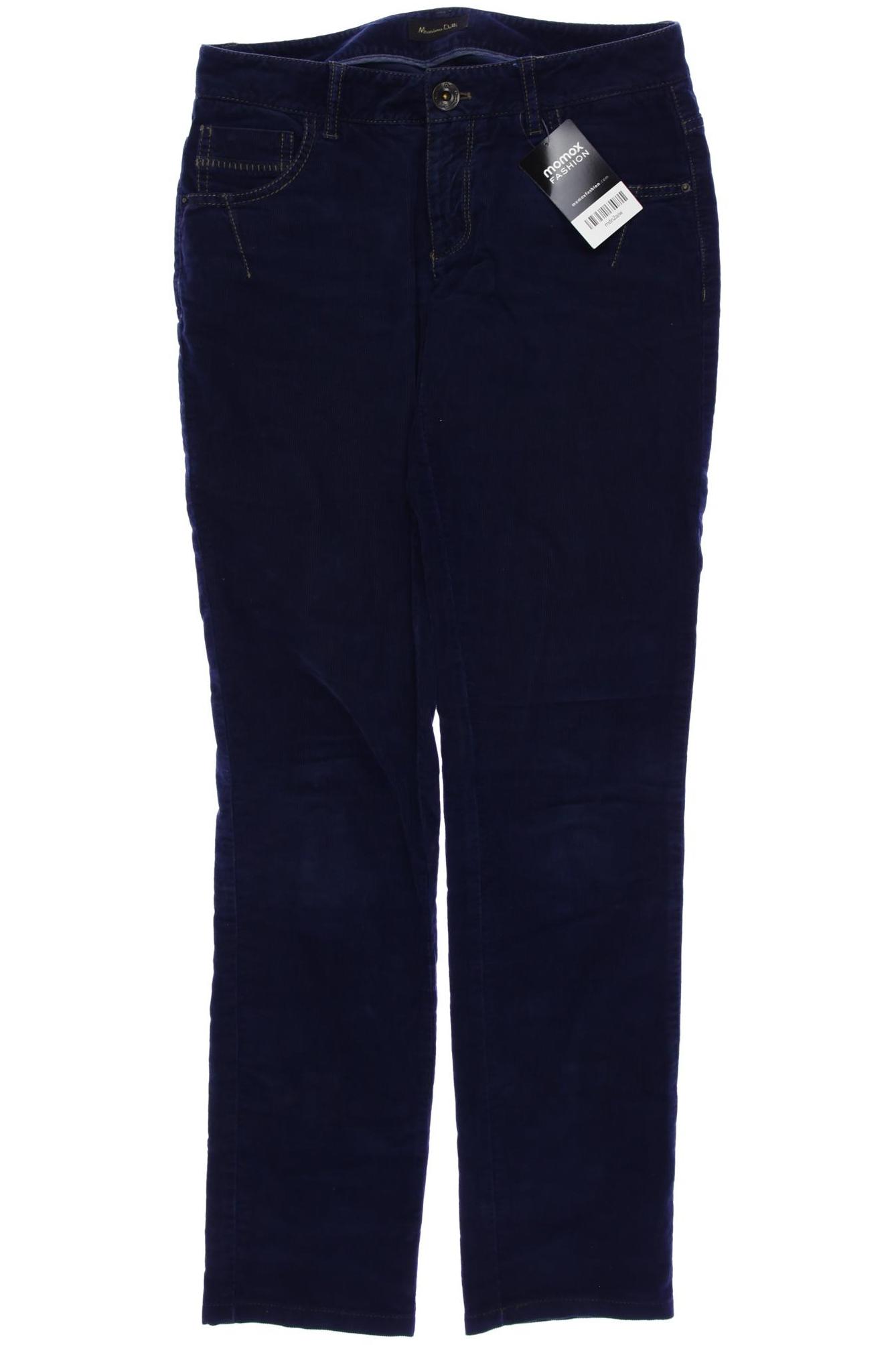 

Massimo Dutti Damen Stoffhose, marineblau, Gr. 36