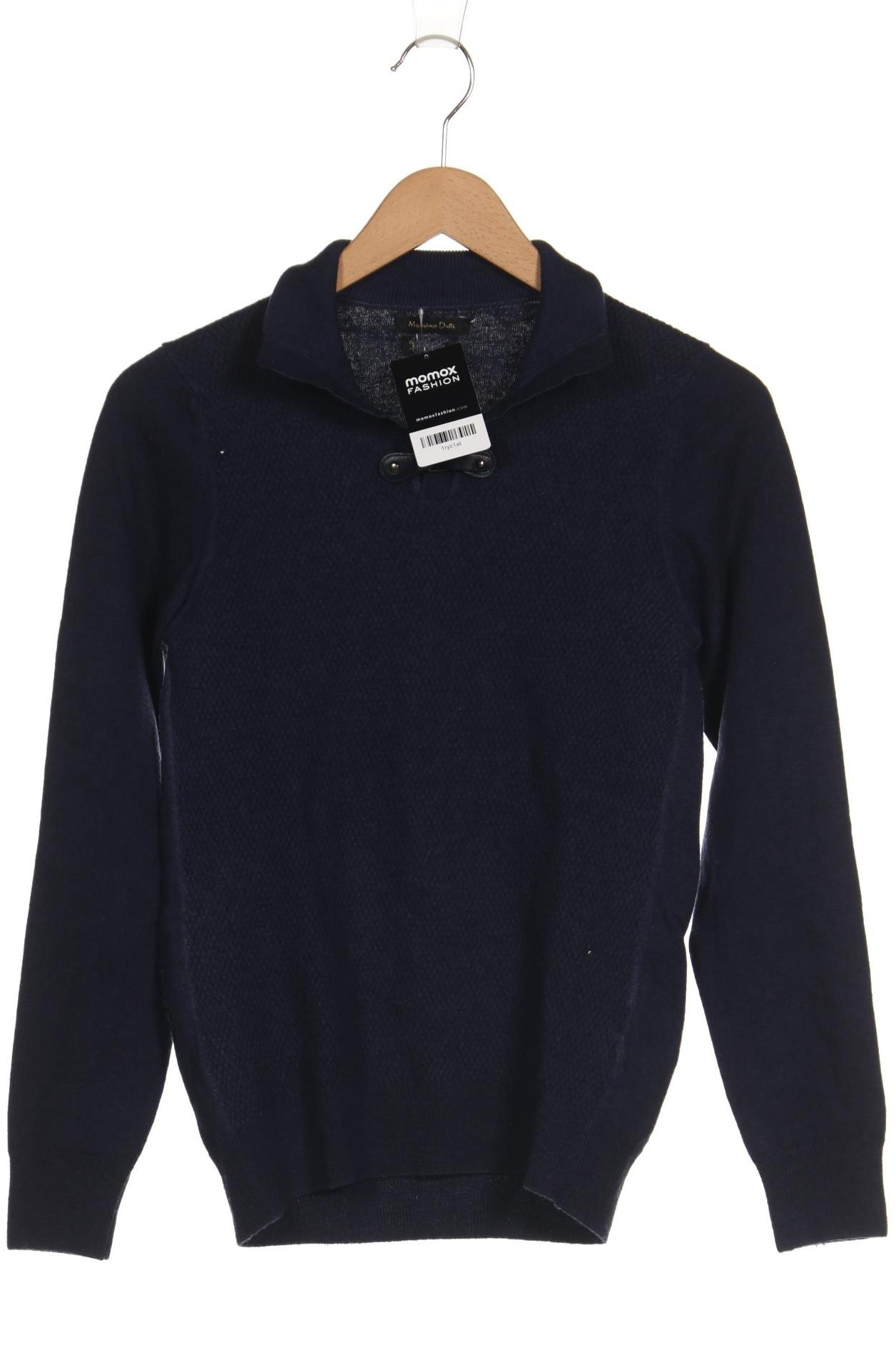 

Massimo Dutti Damen Pullover, marineblau, Gr. 38