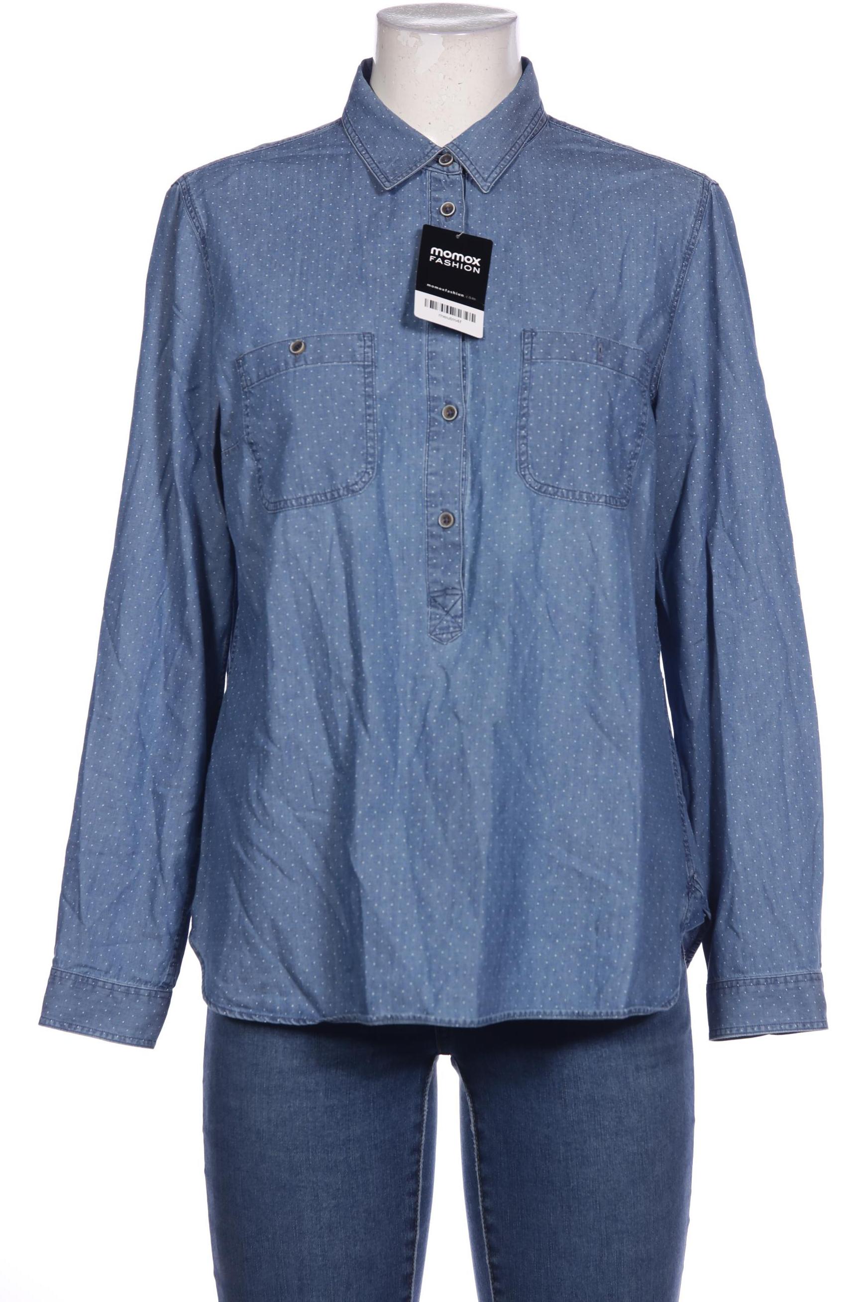 

Massimo Dutti Damen Bluse, blau, Gr. 44