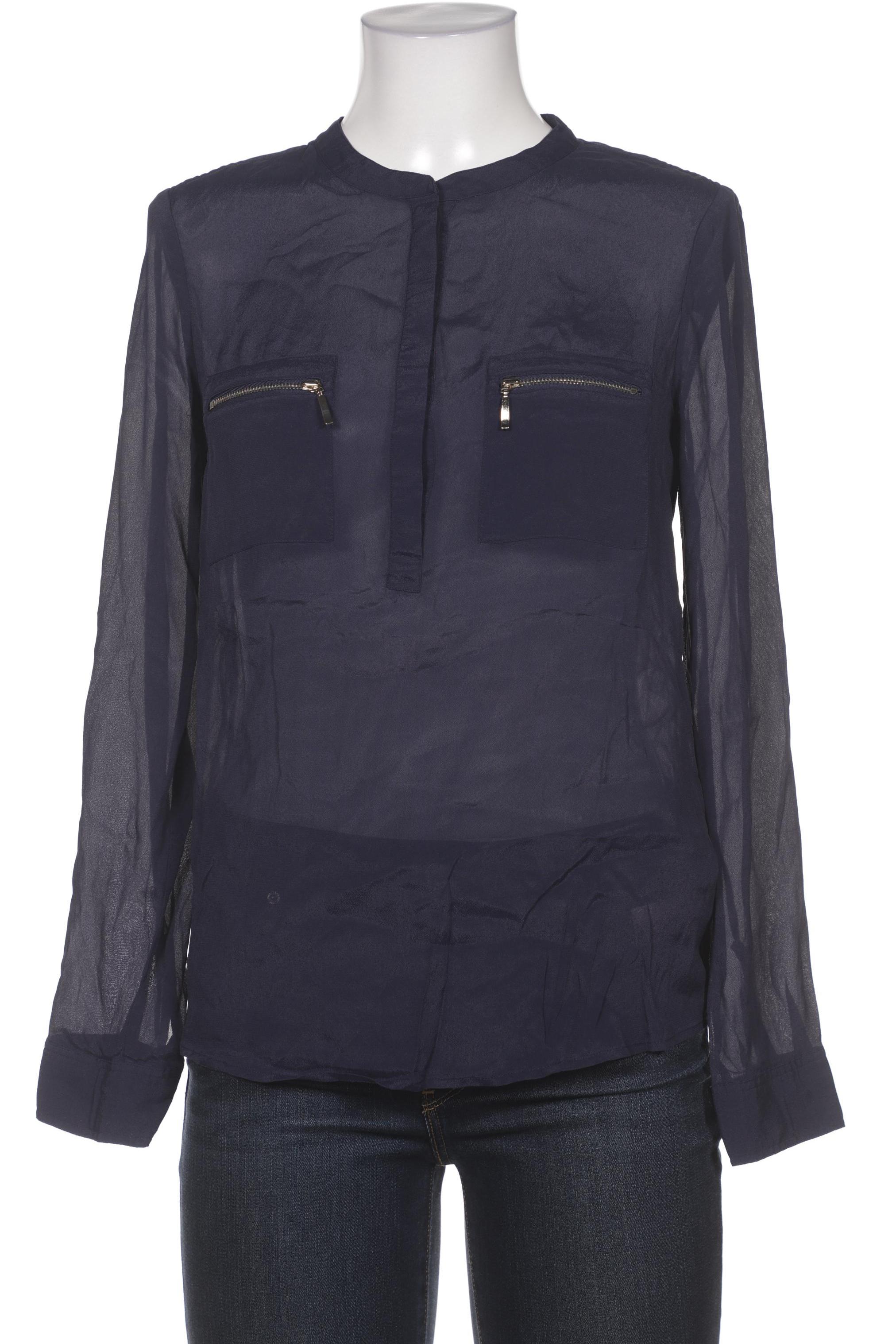 

Massimo Dutti Damen Bluse, marineblau, Gr. 40