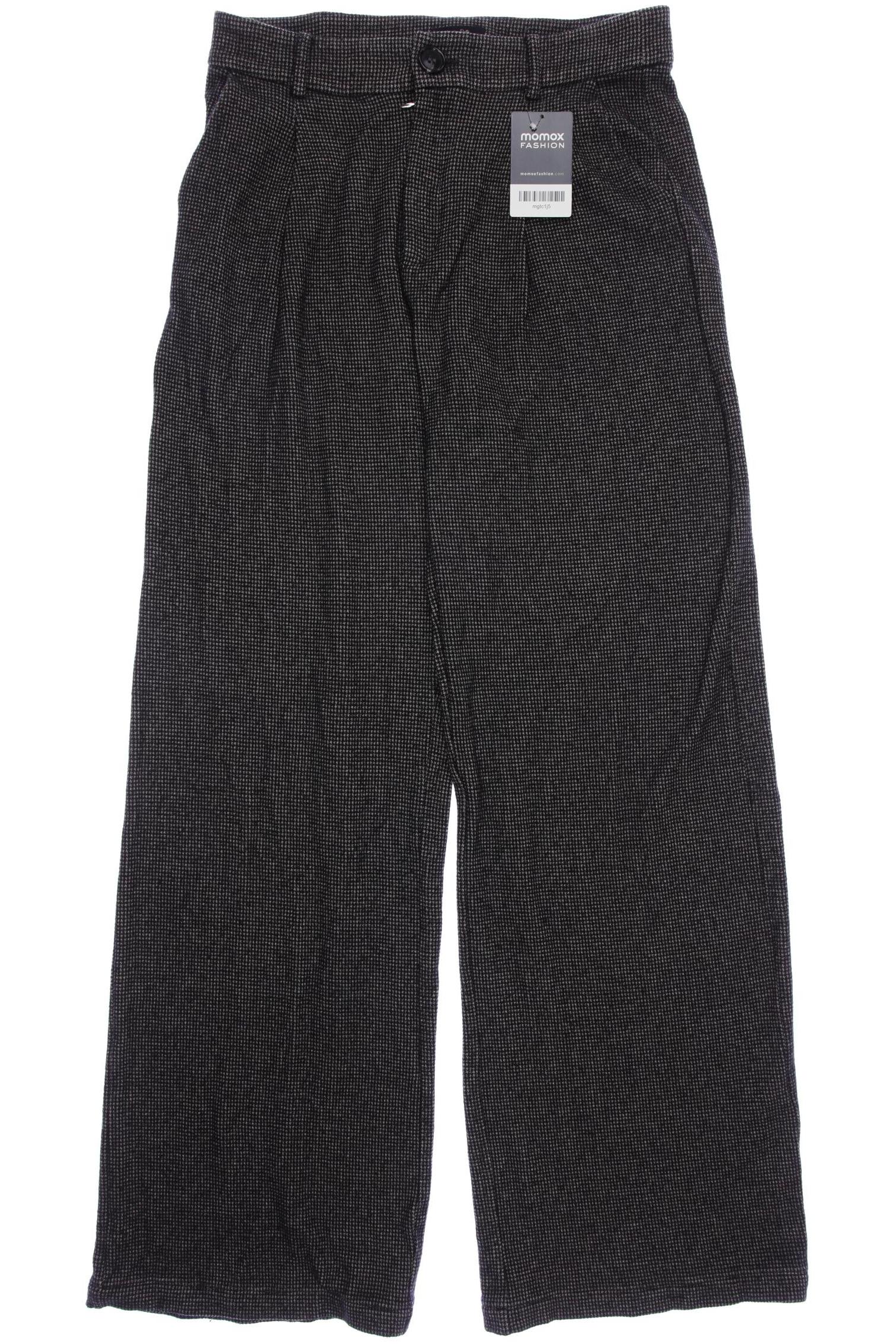 

Massimo Dutti Damen Stoffhose, schwarz, Gr. 0