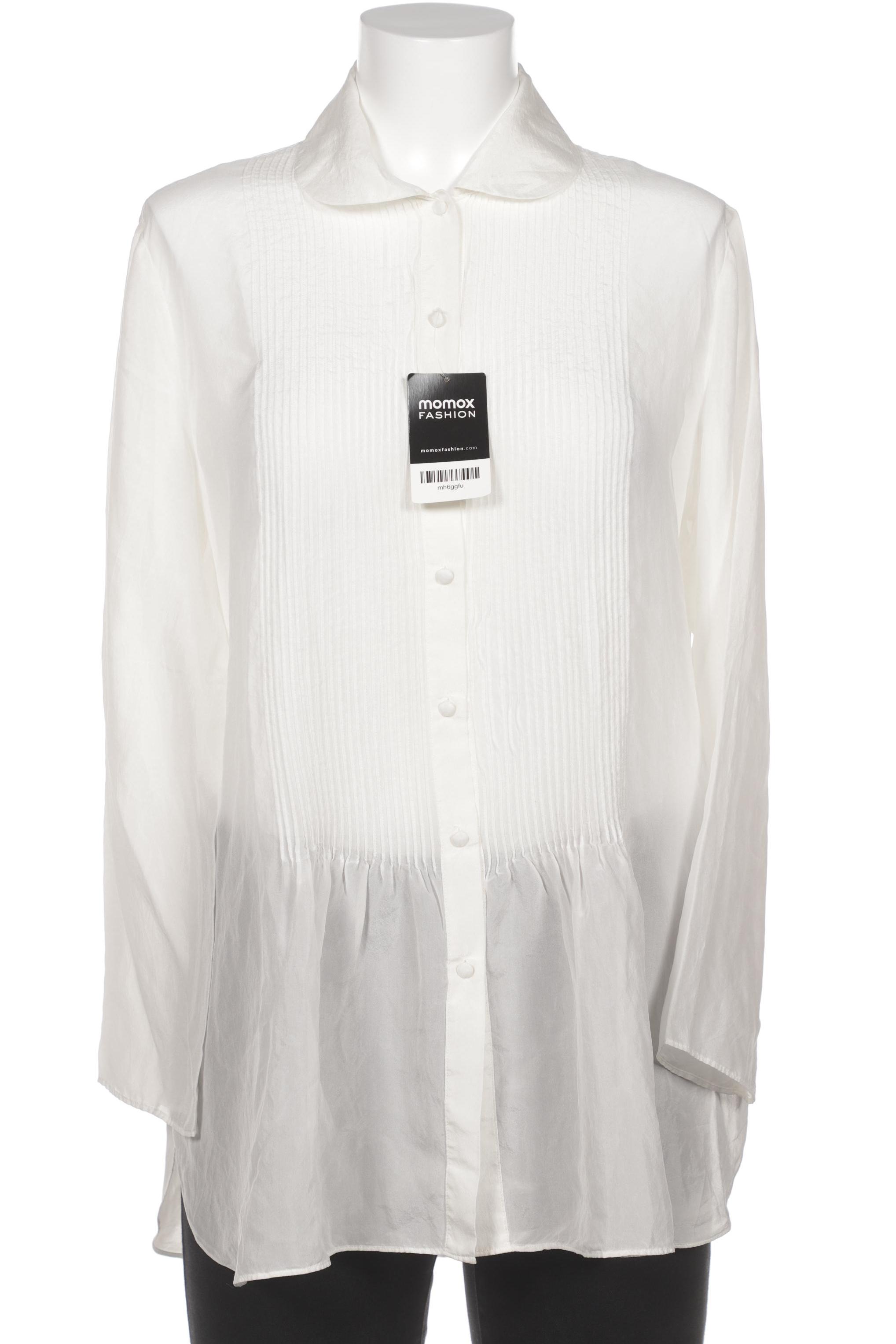 

Massimo Dutti Damen Bluse, weiß, Gr. 42