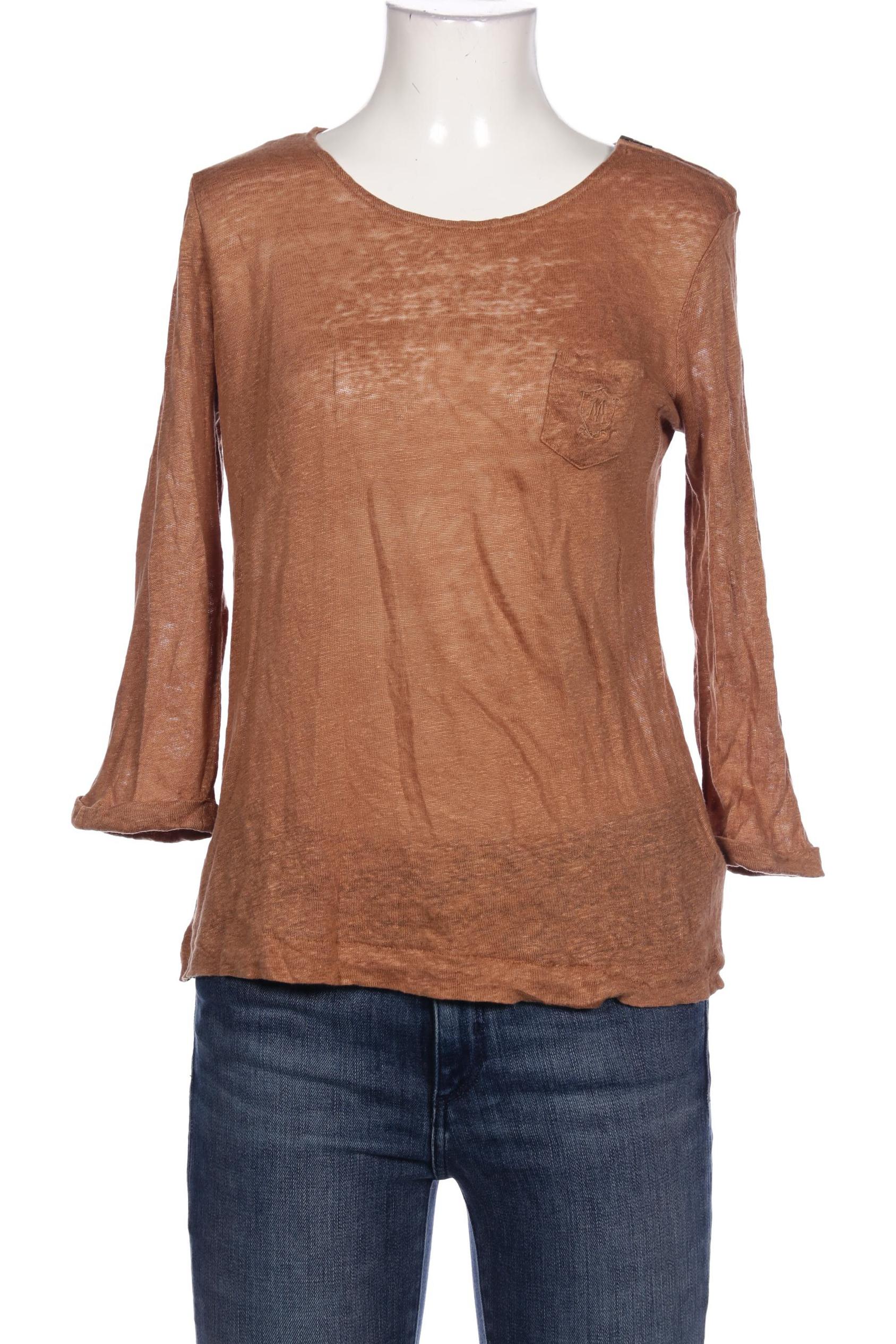 

Massimo Dutti Damen Langarmshirt, braun, Gr. 36