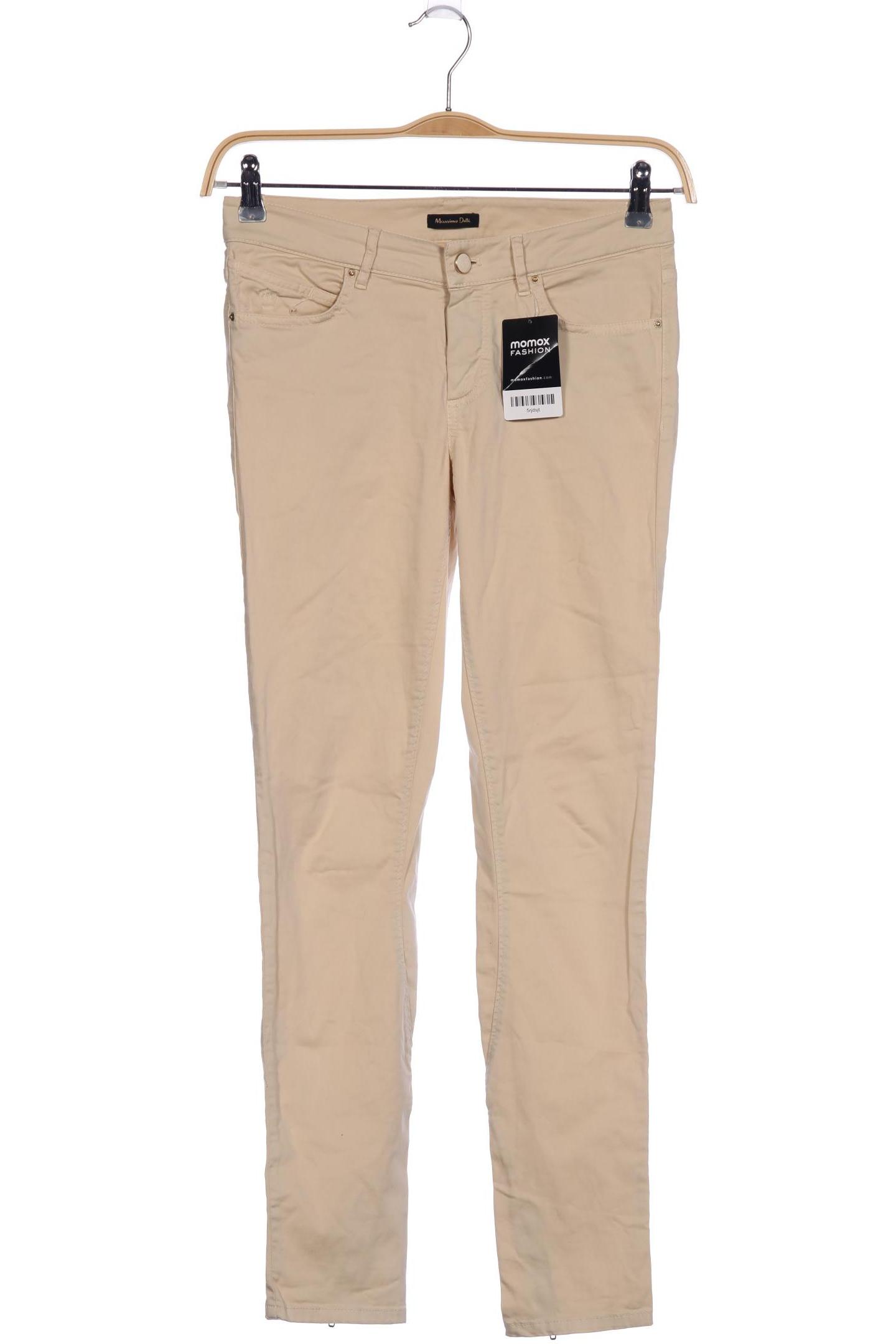 

Massimo Dutti Damen Stoffhose, cremeweiß