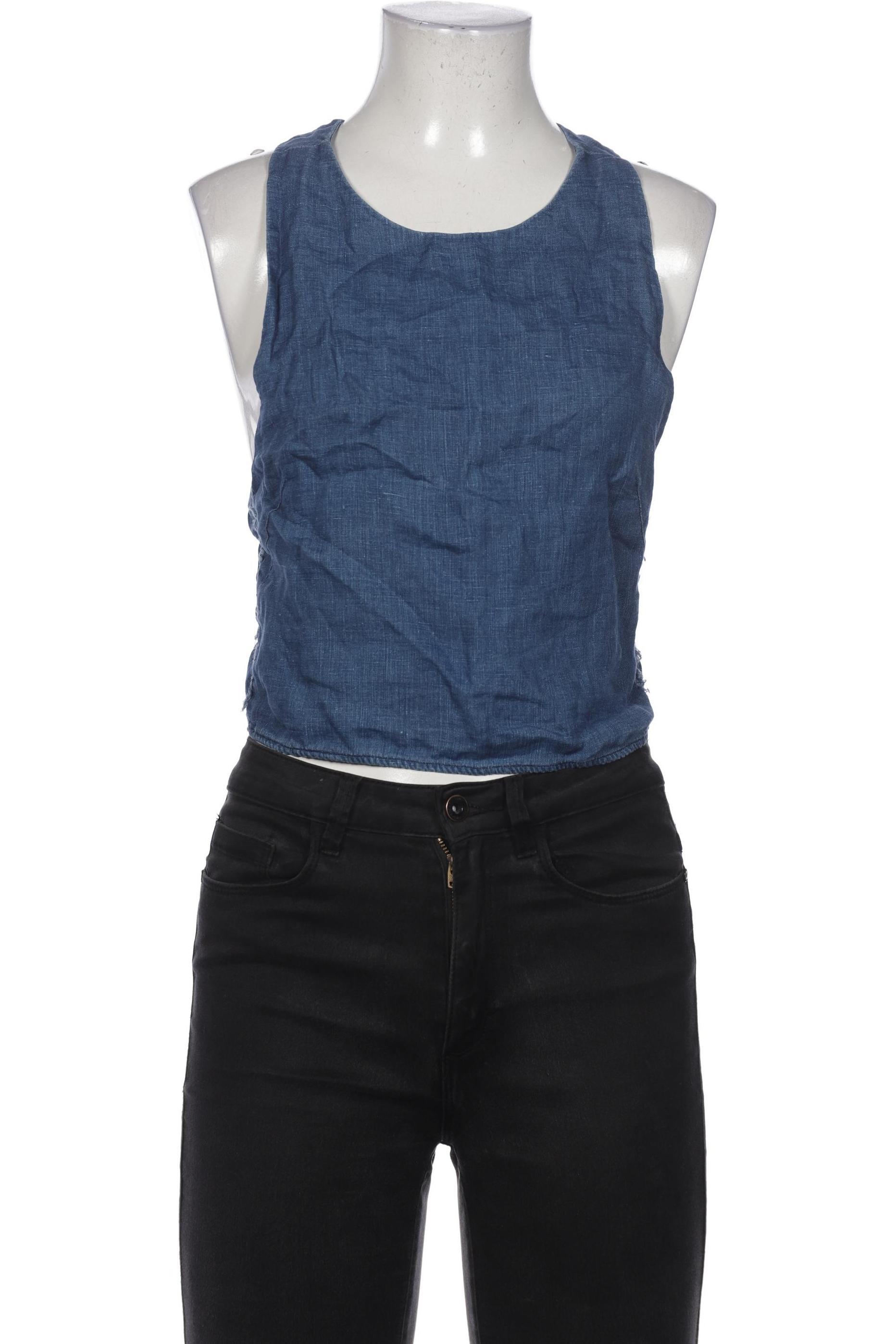 

Massimo Dutti Damen Top, blau, Gr. 34